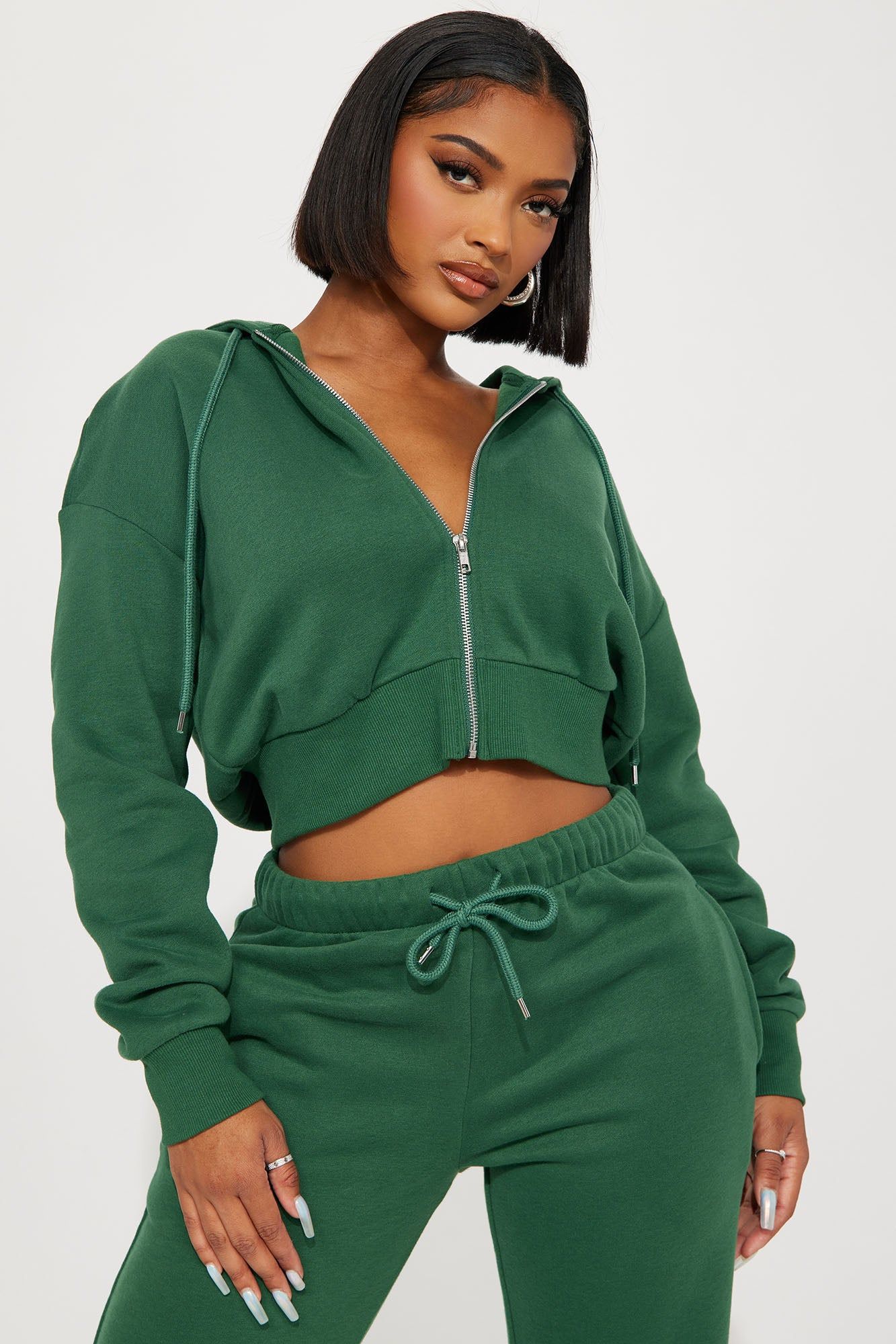 Brianna Jogger Pant Set - Hunter sold by Fashion Nova product image thumbnail 2