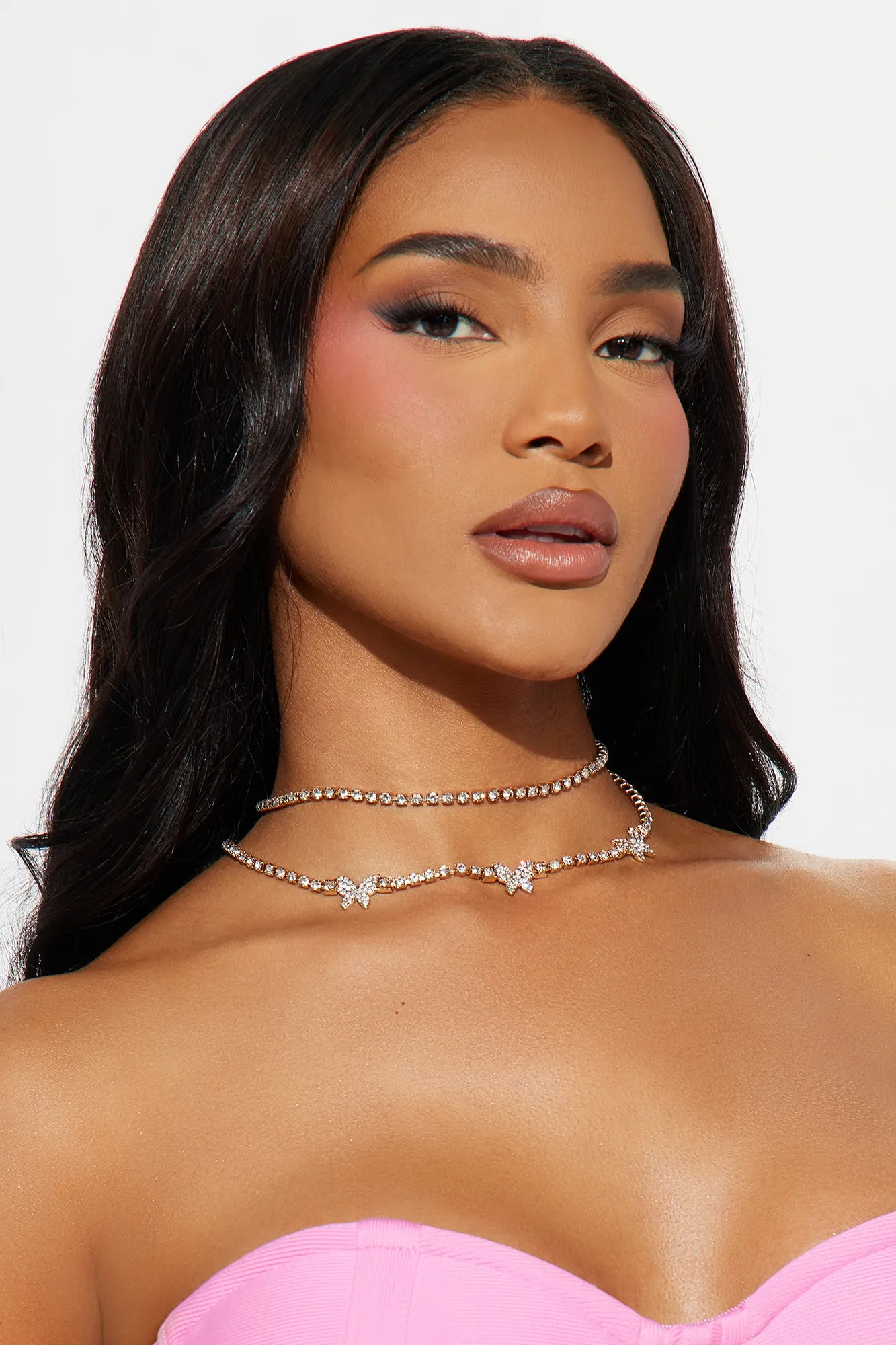 Dazzle-Fly Necklace - Gold sold by Fashion Nova product image thumbnail 3