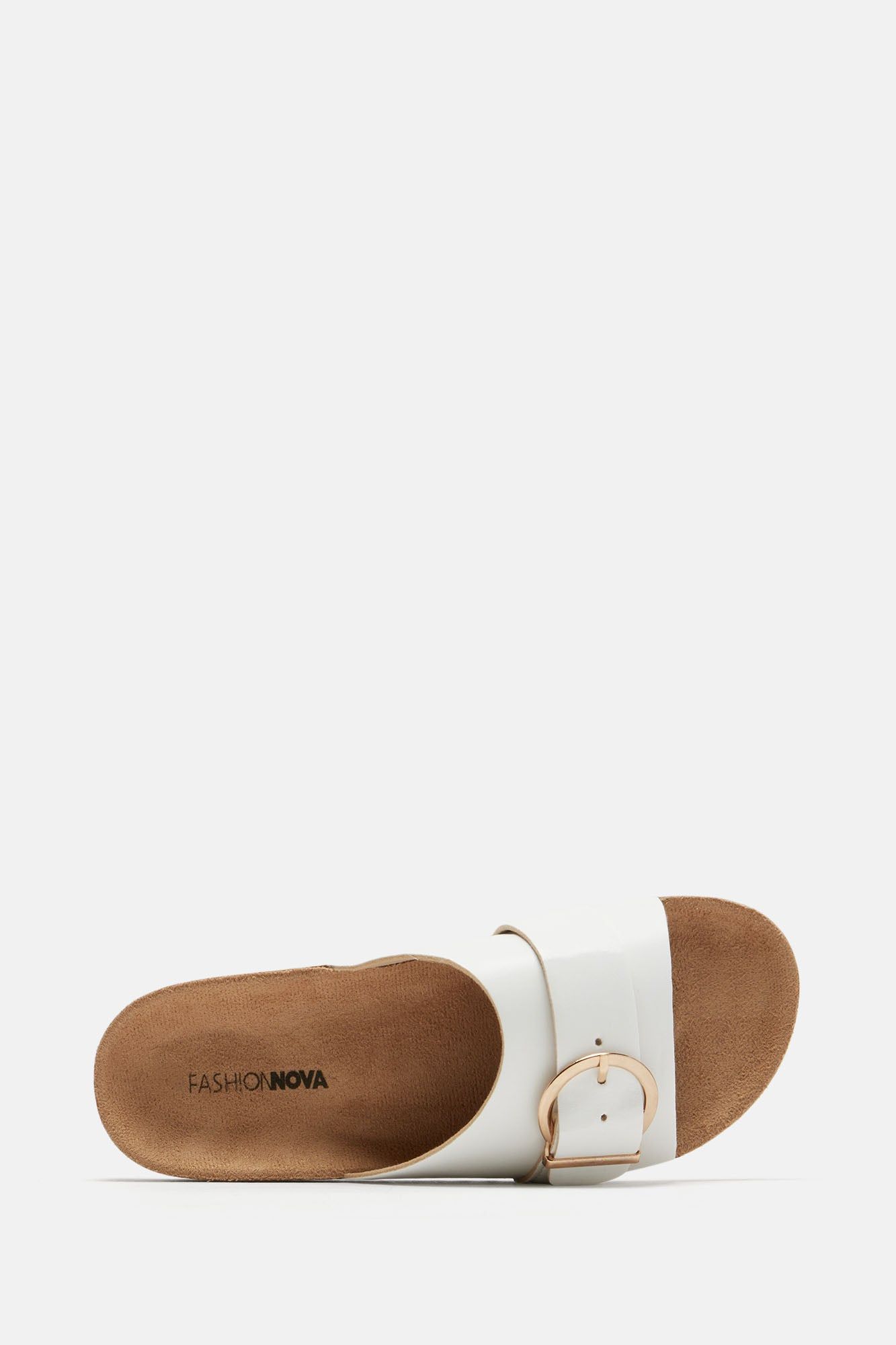 True Statement Flat Sandals - White sold by Fashion Nova product image thumbnail 3