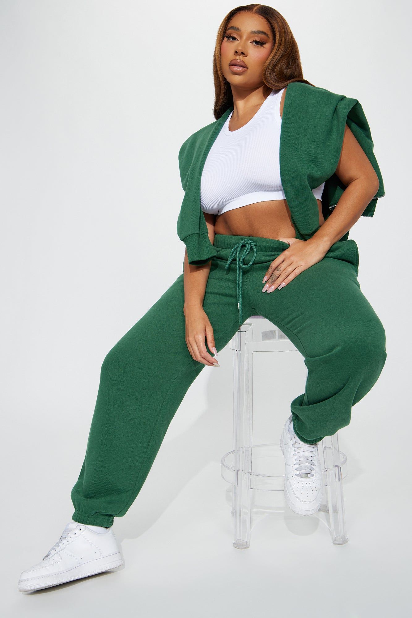 Brianna Jogger Pant Set - Hunter sold by Fashion Nova product image thumbnail 5
