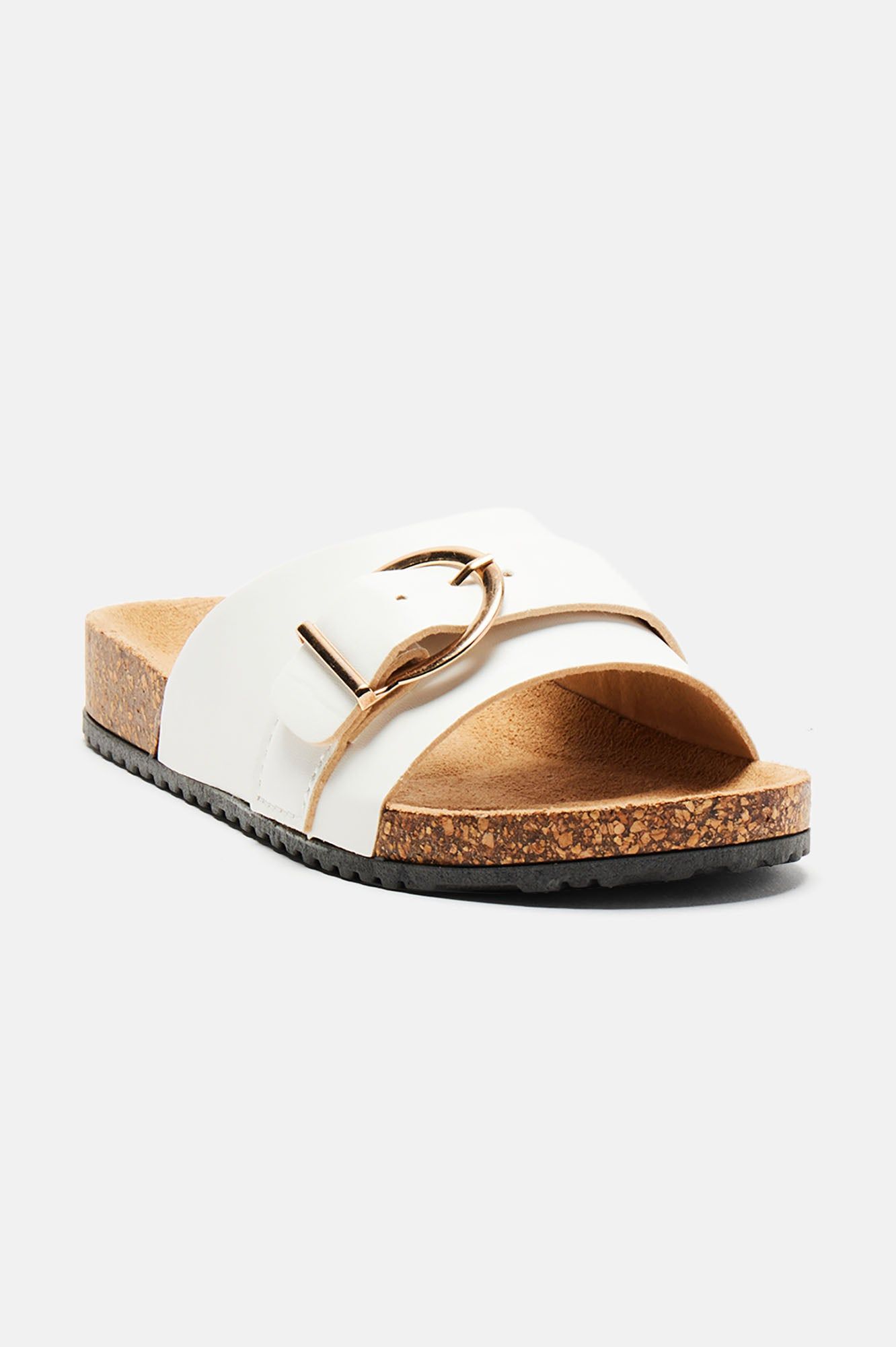 True Statement Flat Sandals - White sold by Fashion Nova product image thumbnail 2