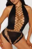 Your Dreamgirl Bodystocking Teddy - Black sold by Fashion Nova