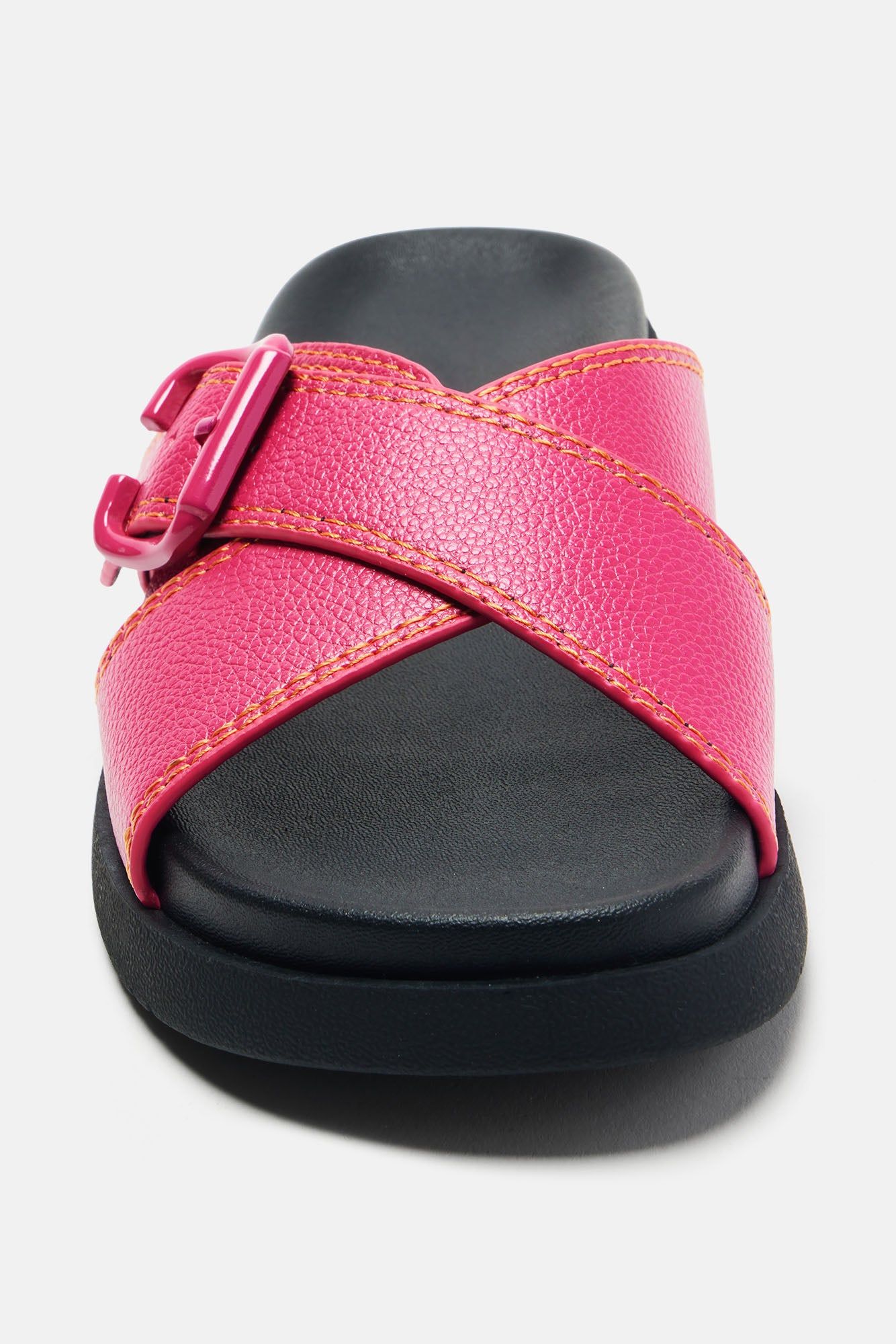 Your Only Pick Casual Slides - Fuchsia sold by Fashion Nova product image thumbnail 4