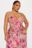 Fruitful Mesh Maxi Dress - Fuchsia sold by Fashion Nova