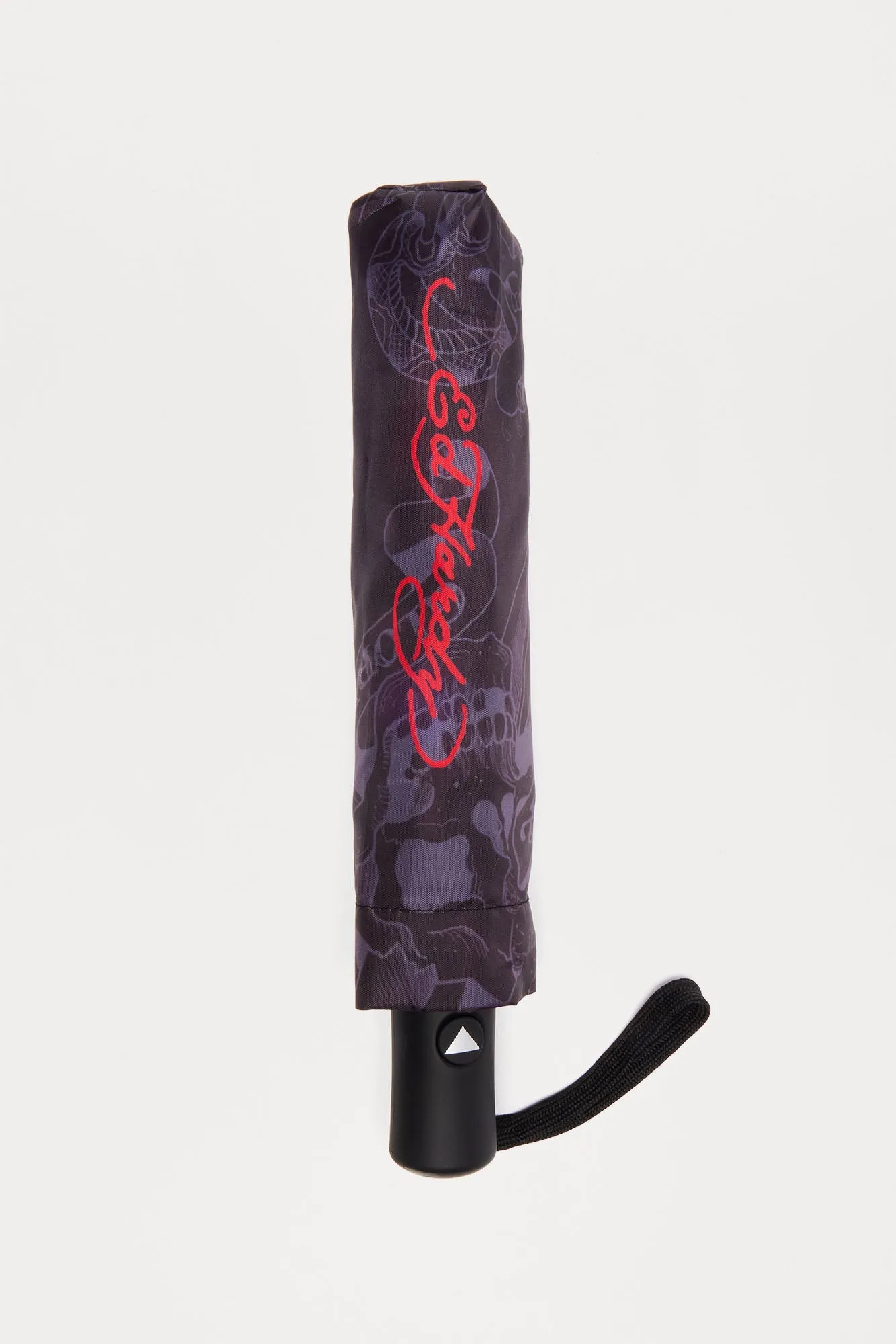 Lover And A Fighter Ed Hardy Umbrella - Black sold by Fashion Nova product image thumbnail 2