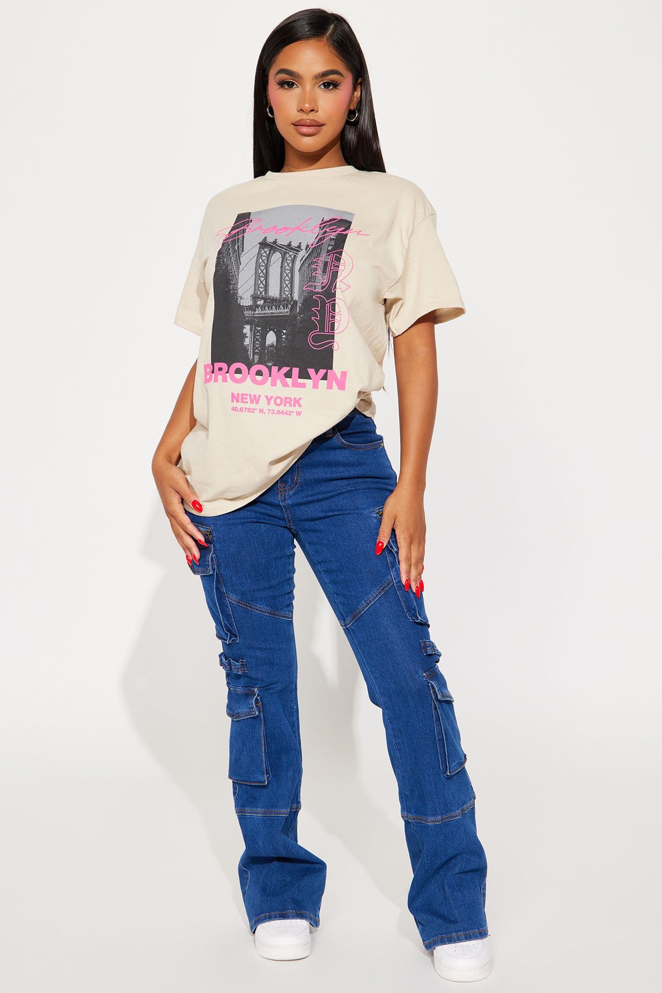 Brooklyn Baby Graphic Tee - Sand sold by Fashion Nova product image thumbnail 2
