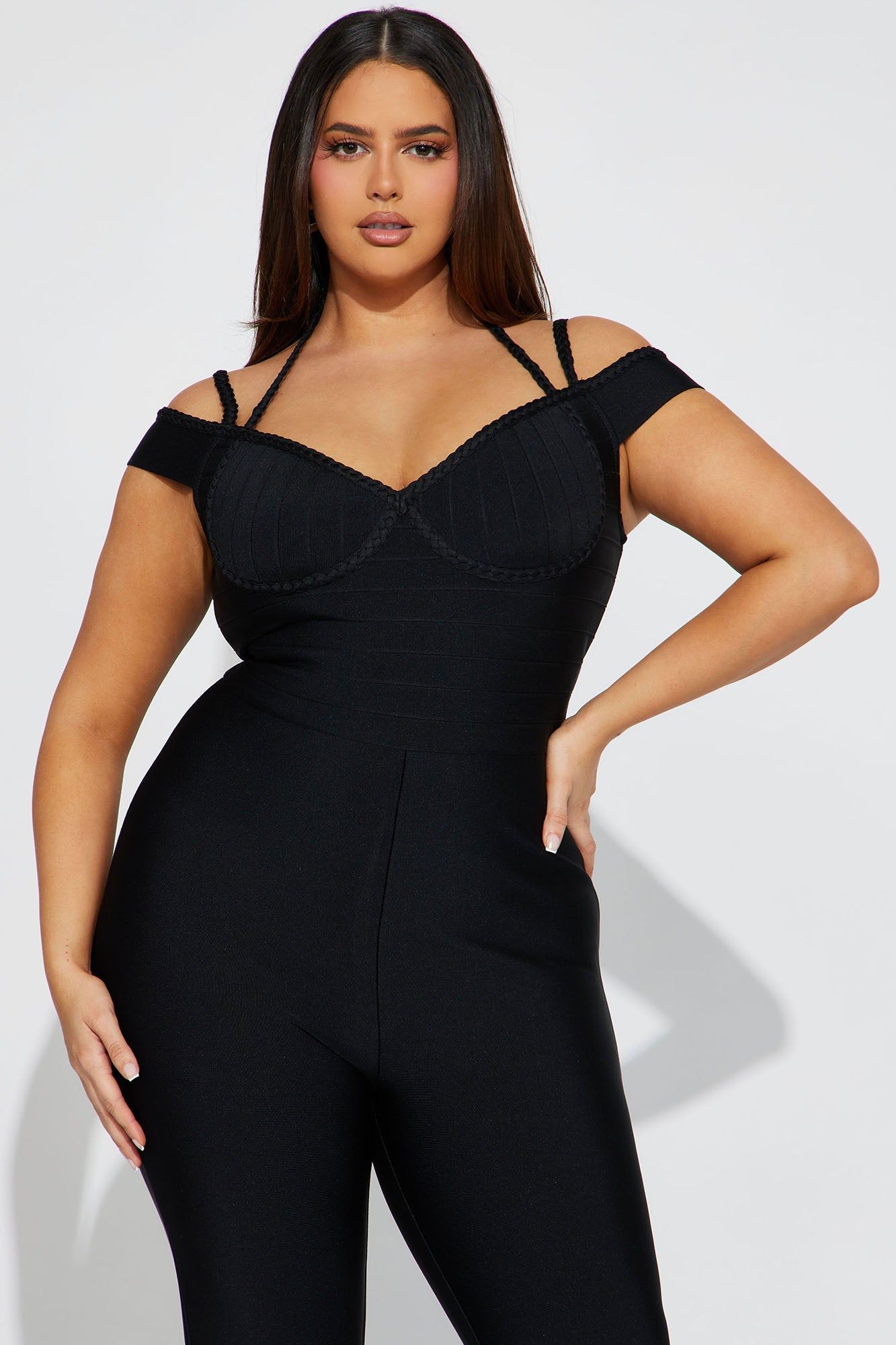 Coming Back Bandage Jumpsuit - Black sold by Fashion Nova product image thumbnail 5