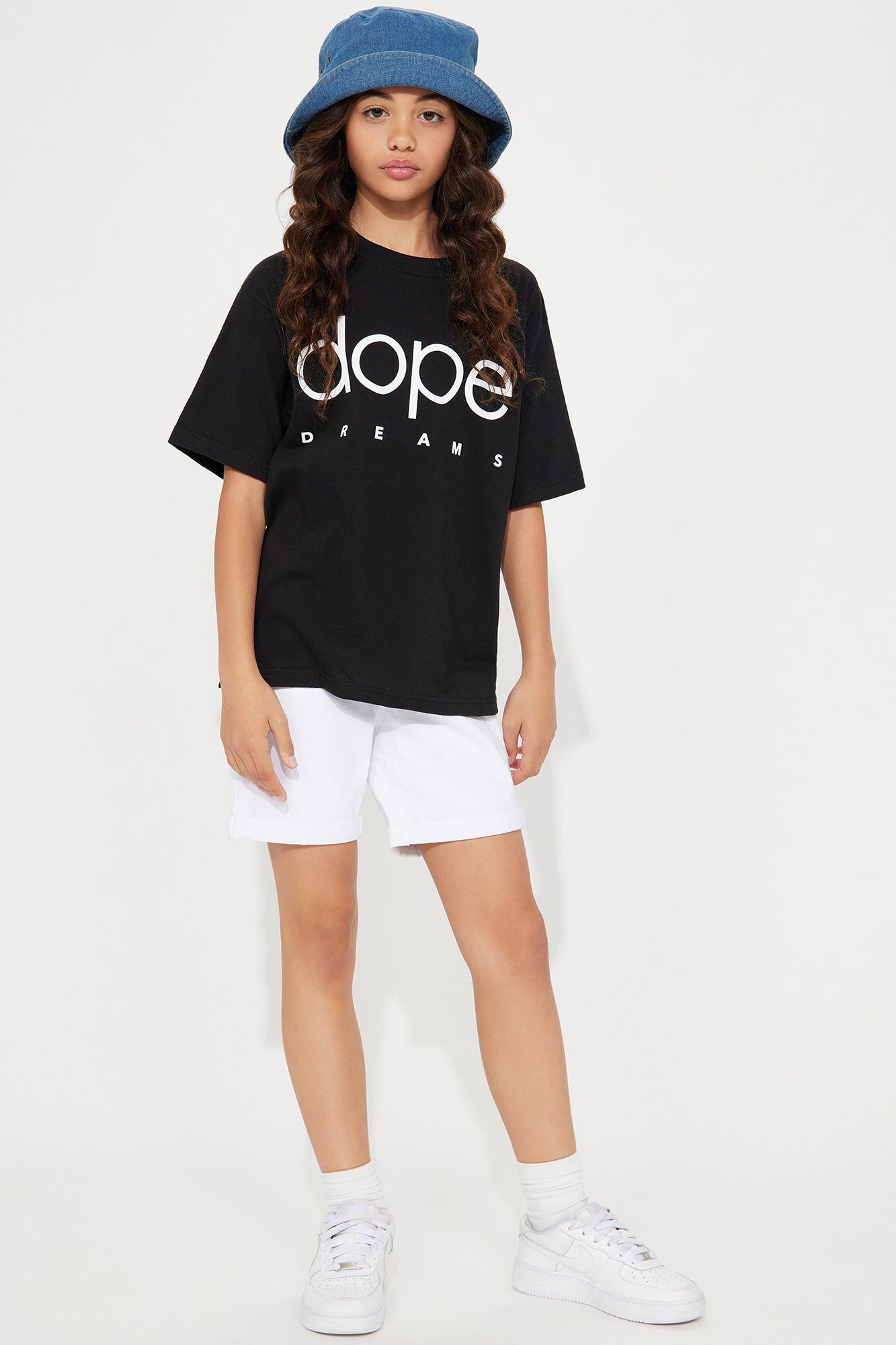 Mini Dope Dreams Label Short Sleeve Tee - Black sold by Fashion Nova product image thumbnail 3