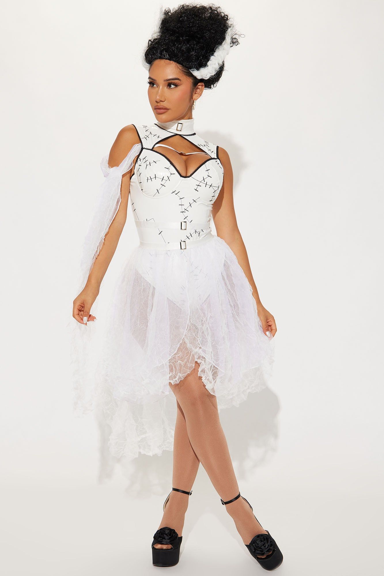 Lab Made Bride 3 Piece Costume Set - White sold by Fashion Nova