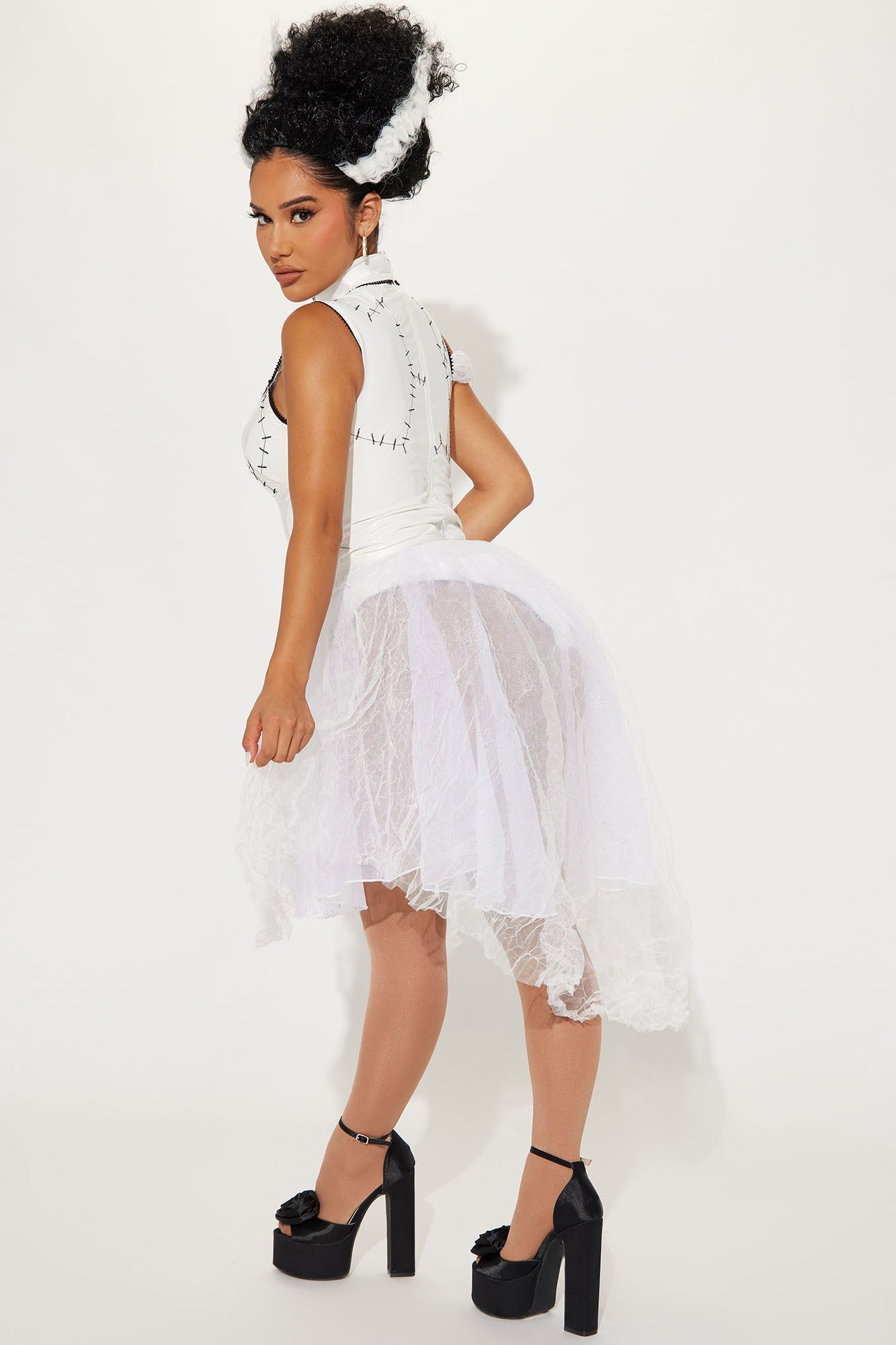 Lab Made Bride 3 Piece Costume Set - White sold by Fashion Nova product image thumbnail 4