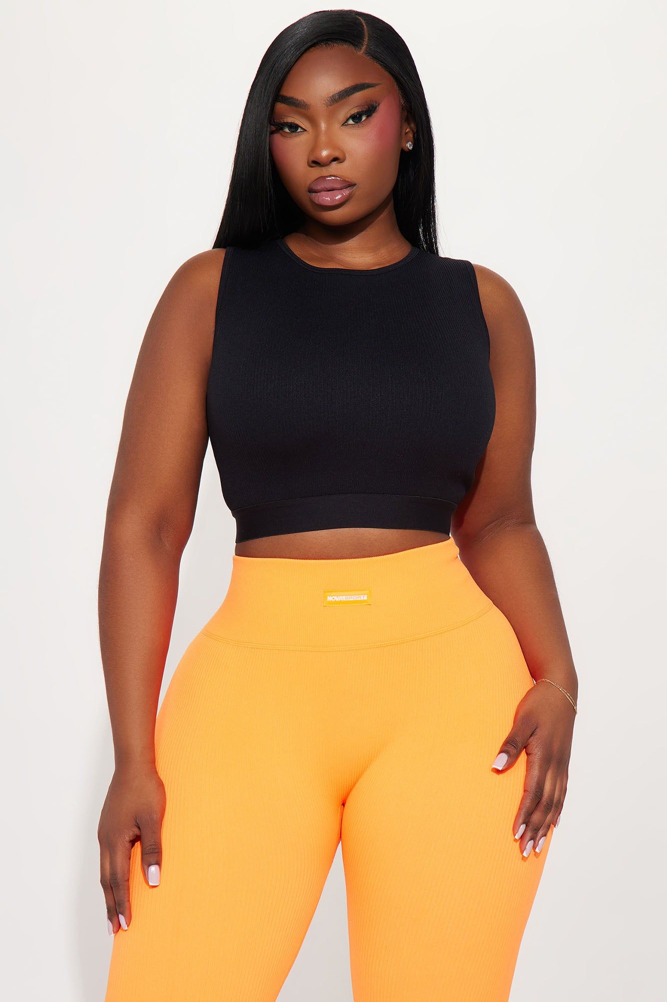 Power Hook Effortless Seamless Sports Bra - Black sold by Fashion Nova product image thumbnail 5