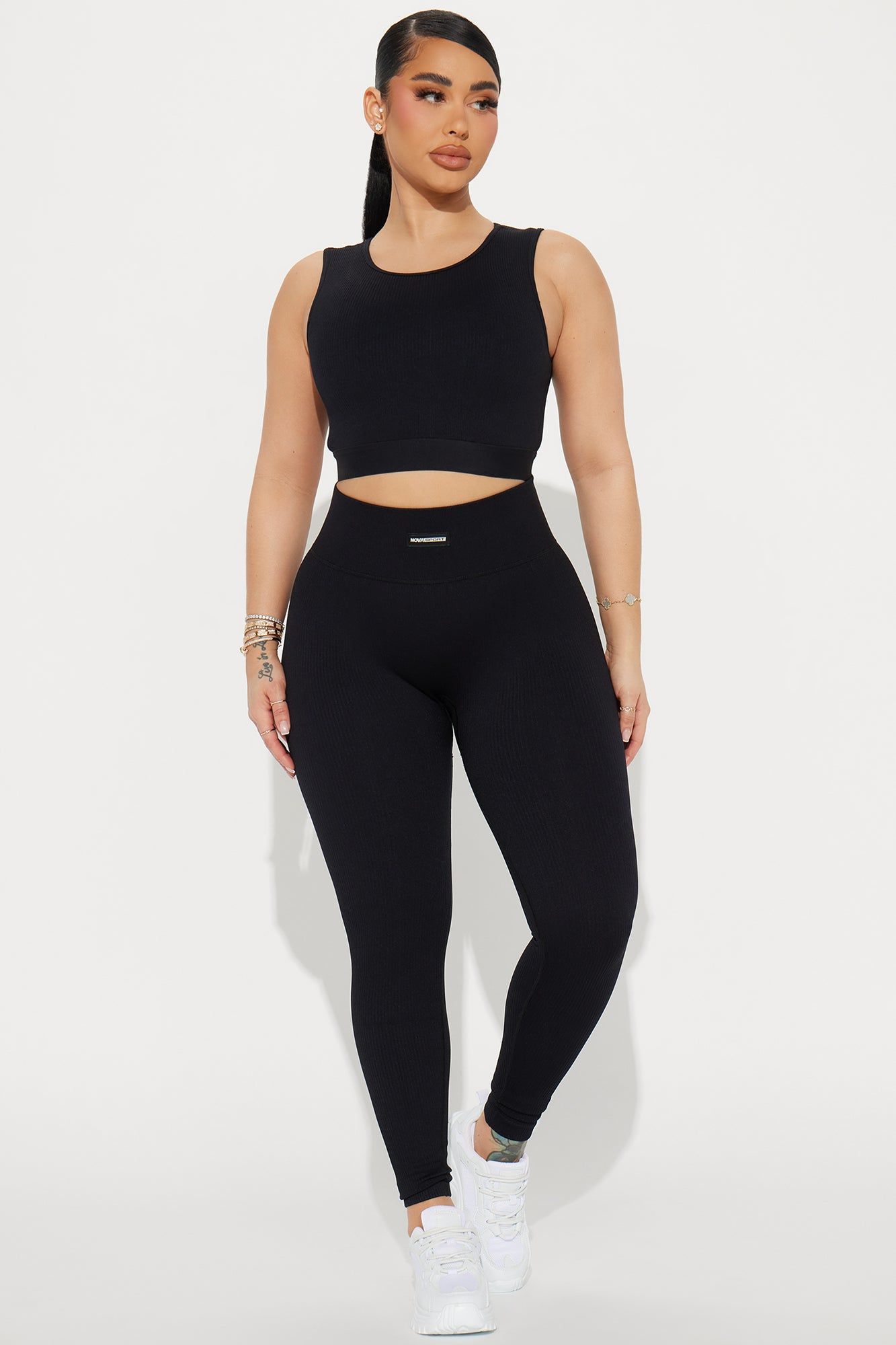 Power Hook Effortless Seamless Sports Bra - Black sold by Fashion Nova product image thumbnail 2