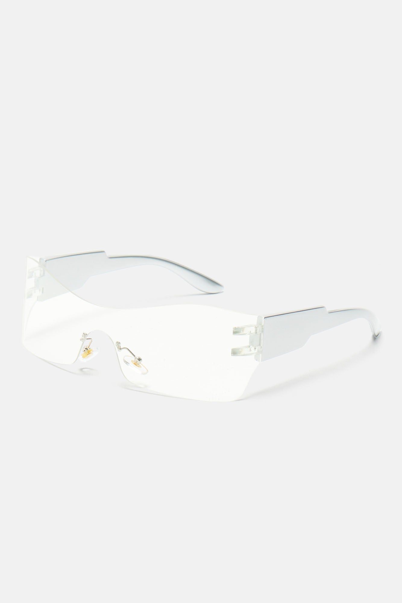 All The Rave Sunglasses II - Clear sold by Fashion Nova product image thumbnail 3