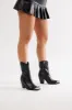 Western Cutie Cowboy Booties - Black sold by Fashion Nova