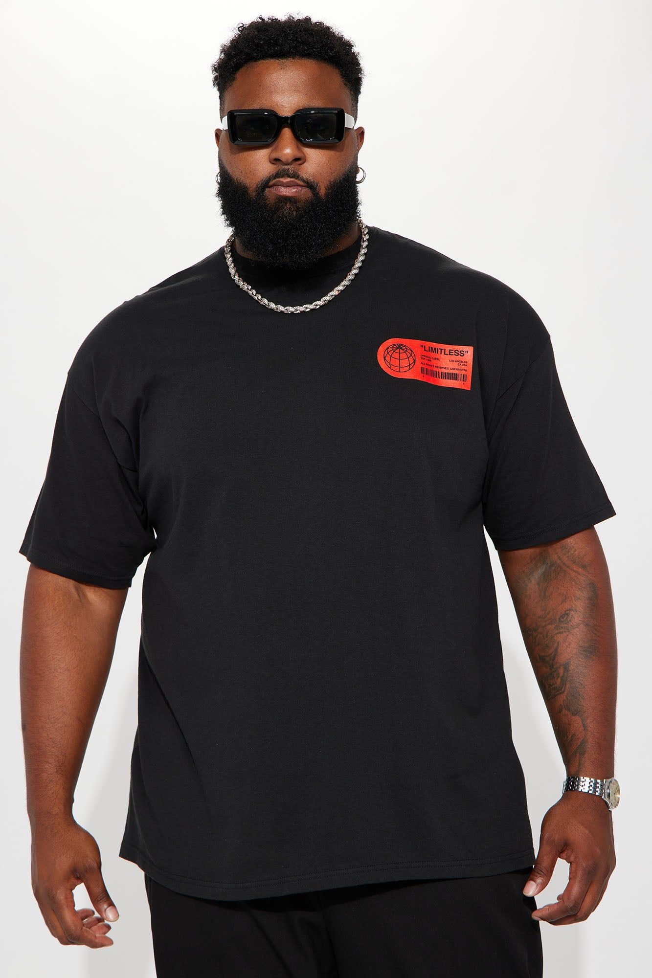 Limitless Star Short Sleeve Tee - Black sold by Fashion Nova product image thumbnail 2