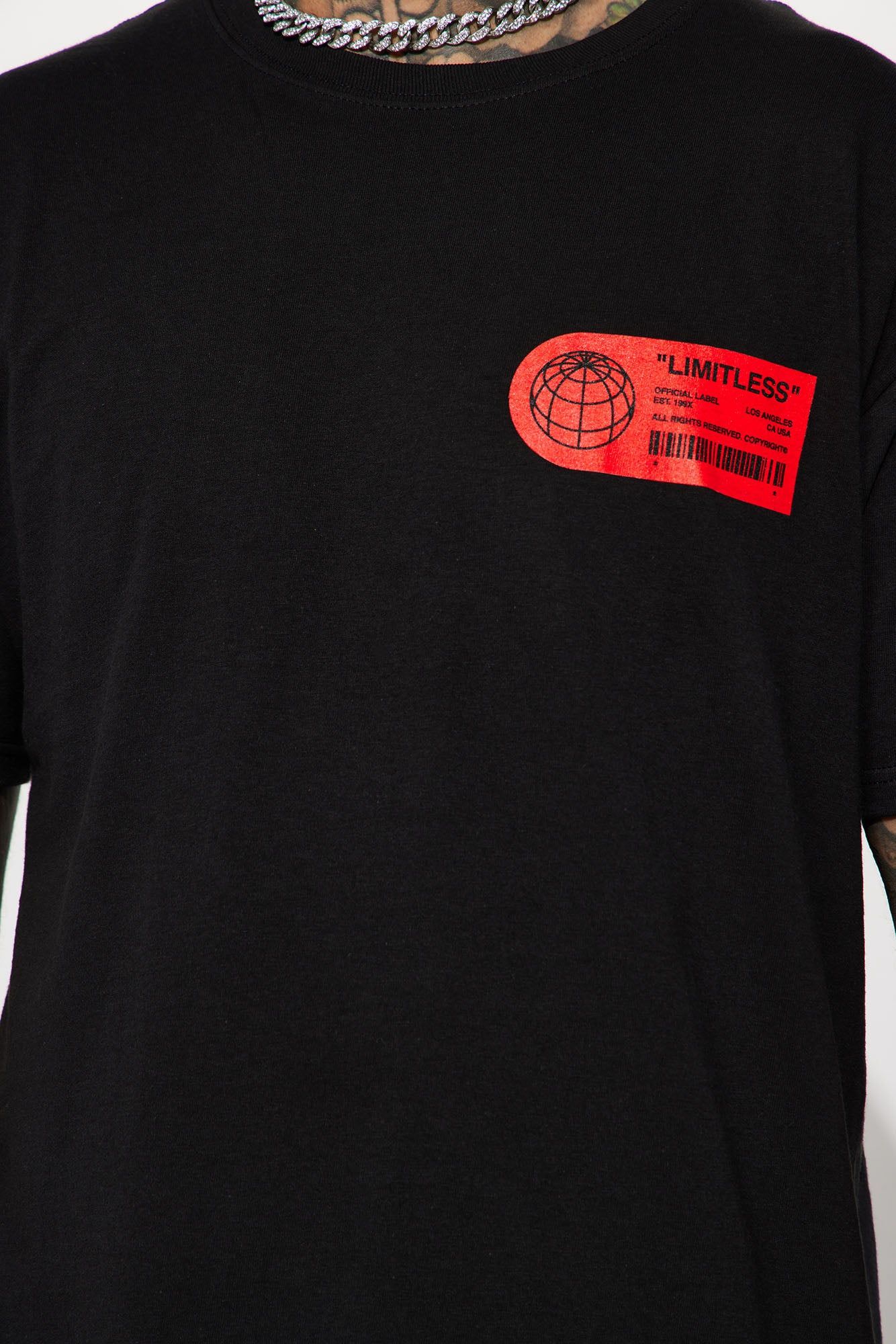 Limitless Star Short Sleeve Tee - Black sold by Fashion Nova product image thumbnail 4