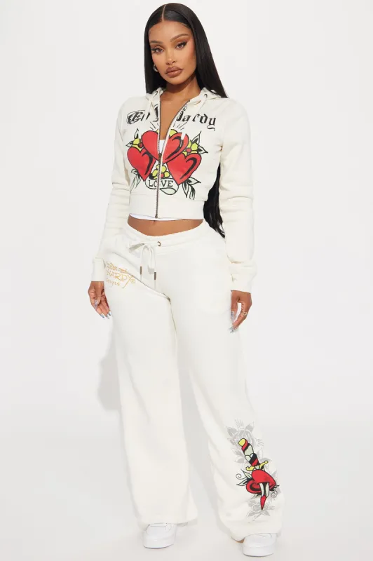 Ed Hardy Hearts Pant - Stone sold by Fashion Nova