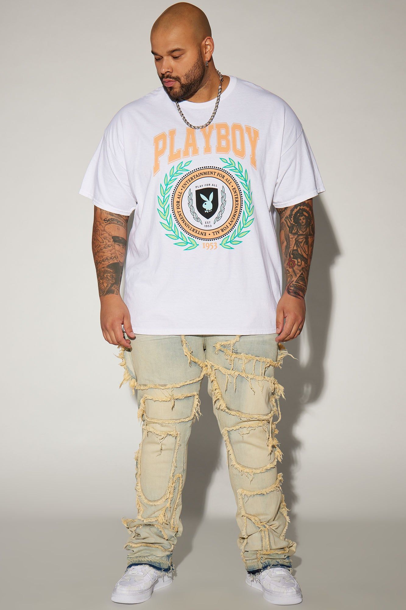 Playboy University Short Sleeve Tee - White sold by Fashion Nova product image thumbnail 5