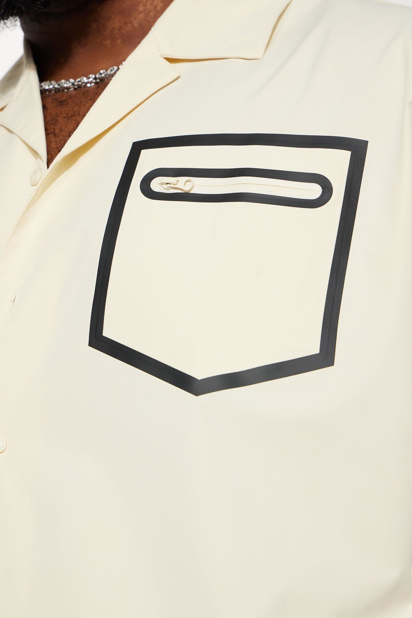 Catch A Body Cropped Button Up Shirt - Cream sold by Fashion Nova product image thumbnail 3