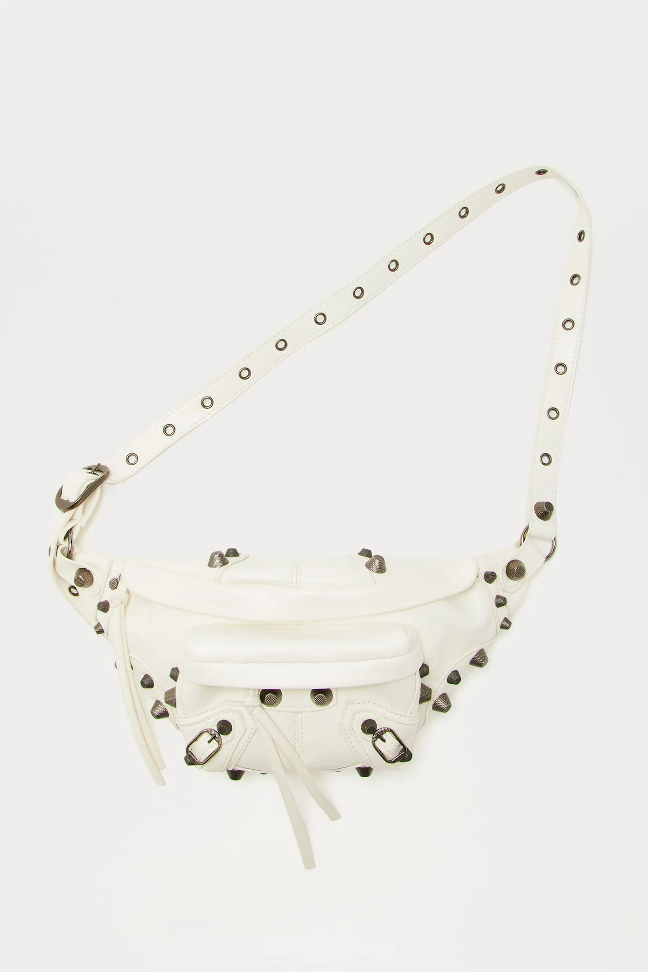 Slaying The Game Fanny Pack - White sold by Fashion Nova product image thumbnail 3