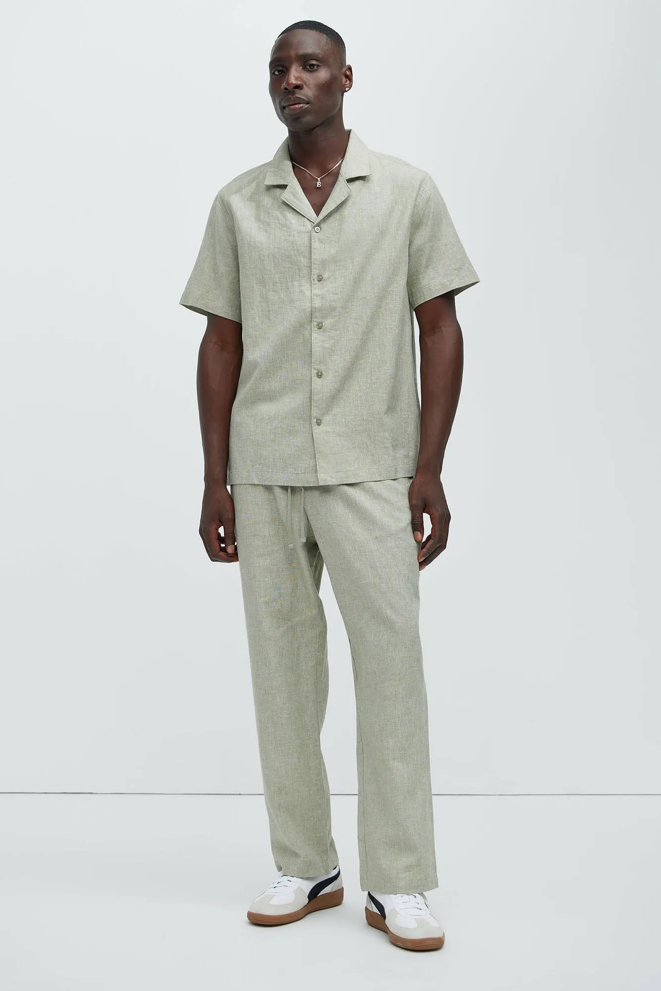 Bahamas Linen Shirt - Green sold by Fashion Nova product image thumbnail 2