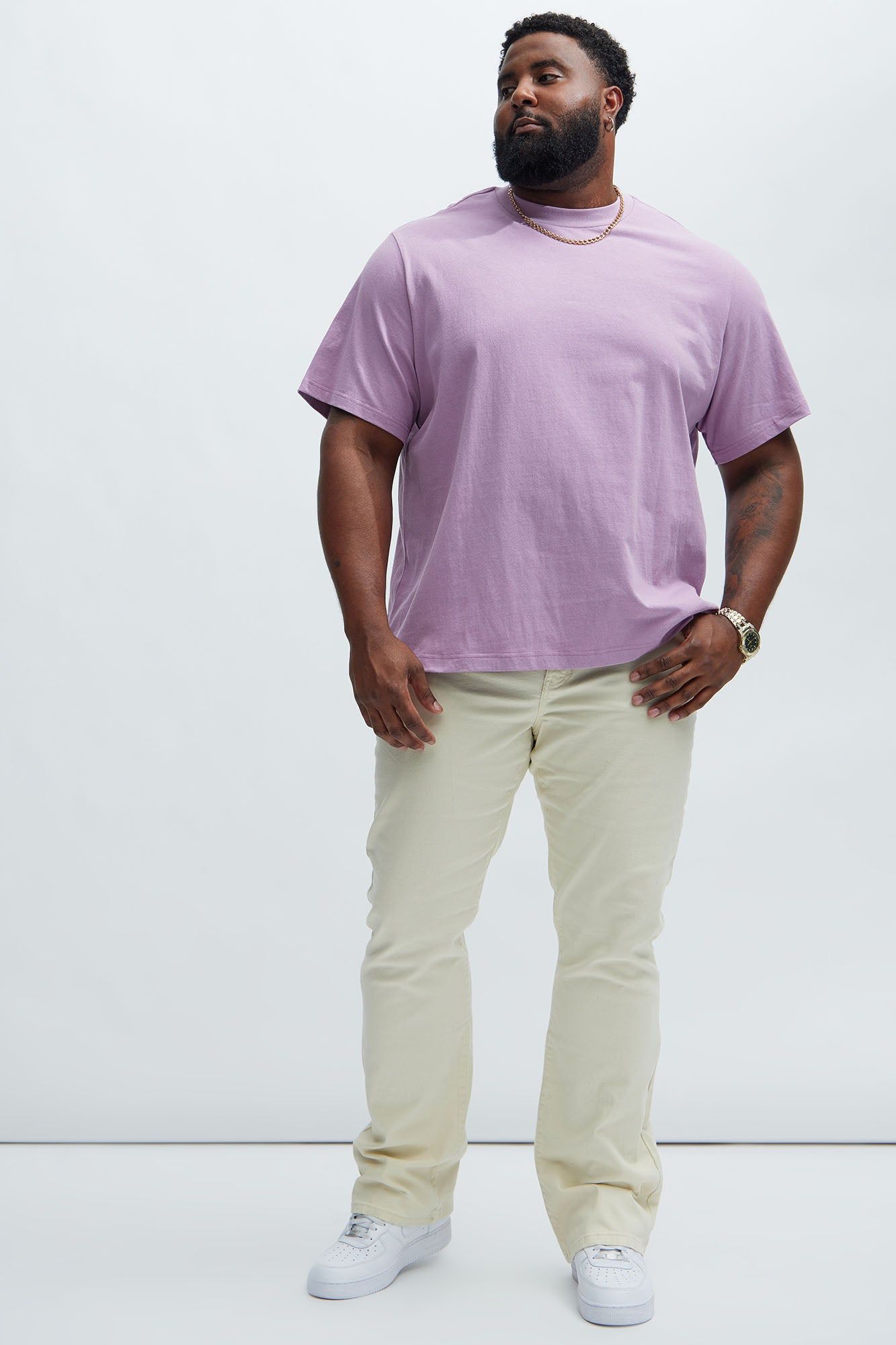 Oversized Heavyweight Short Sleeve Tee - Purple sold by Fashion Nova product image thumbnail 5