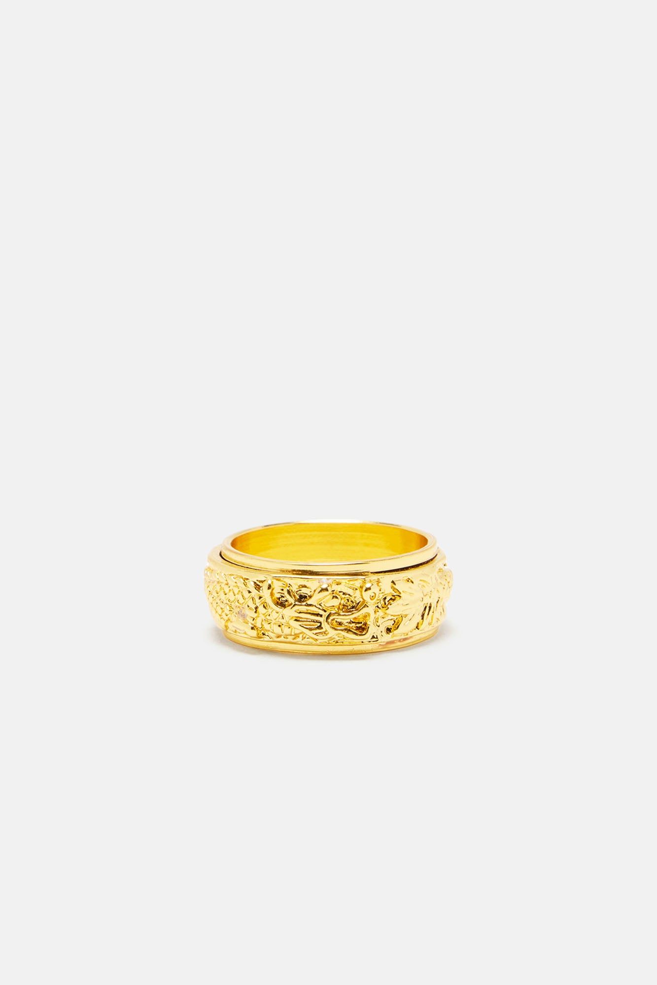 Textured Gold Ring - Gold sold by Fashion Nova product image thumbnail 3