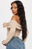 Rosa Off Shoulder Bodysuit - Cream sold by Fashion Nova