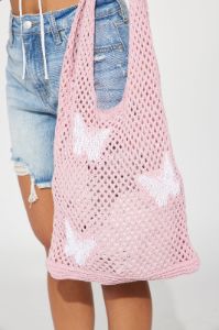 Sweeter Place Butterfly Tote Bag - Pink sold by Fashion Nova