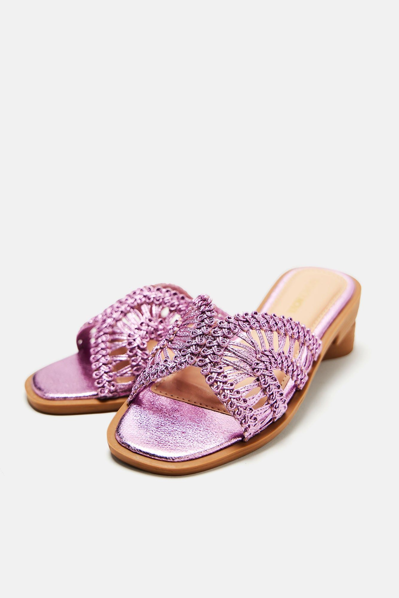 Got Me Chilled Flat Sandals - Purple sold by Fashion Nova product image thumbnail 3