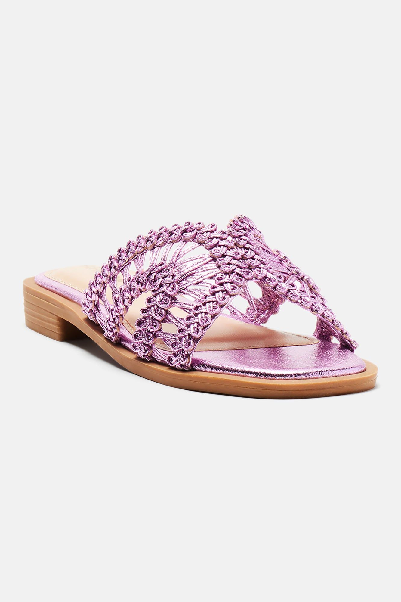 Got Me Chilled Flat Sandals - Purple sold by Fashion Nova product image thumbnail 2