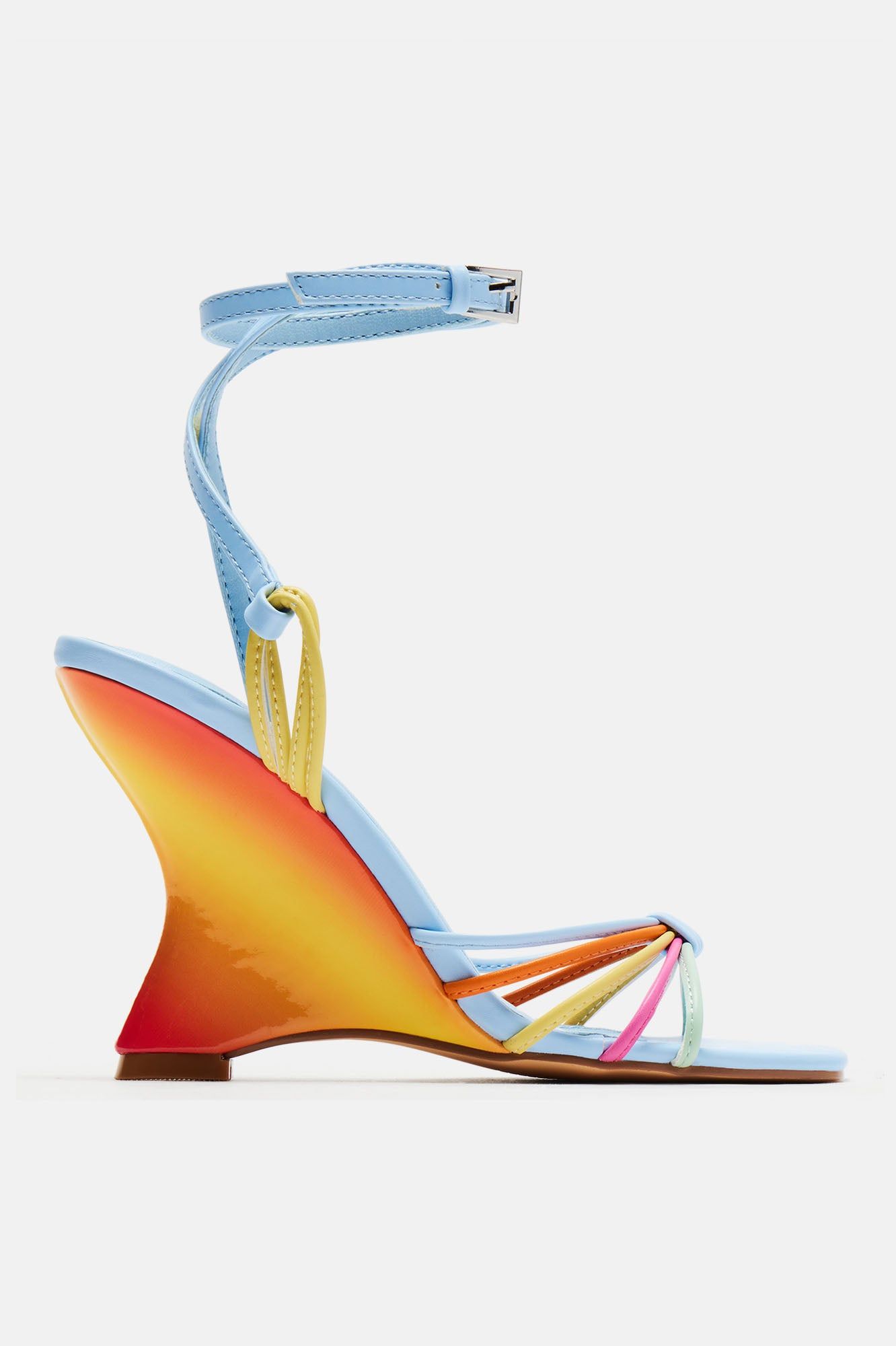 Loraine Novelty Wedges - Multi Color sold by Fashion Nova