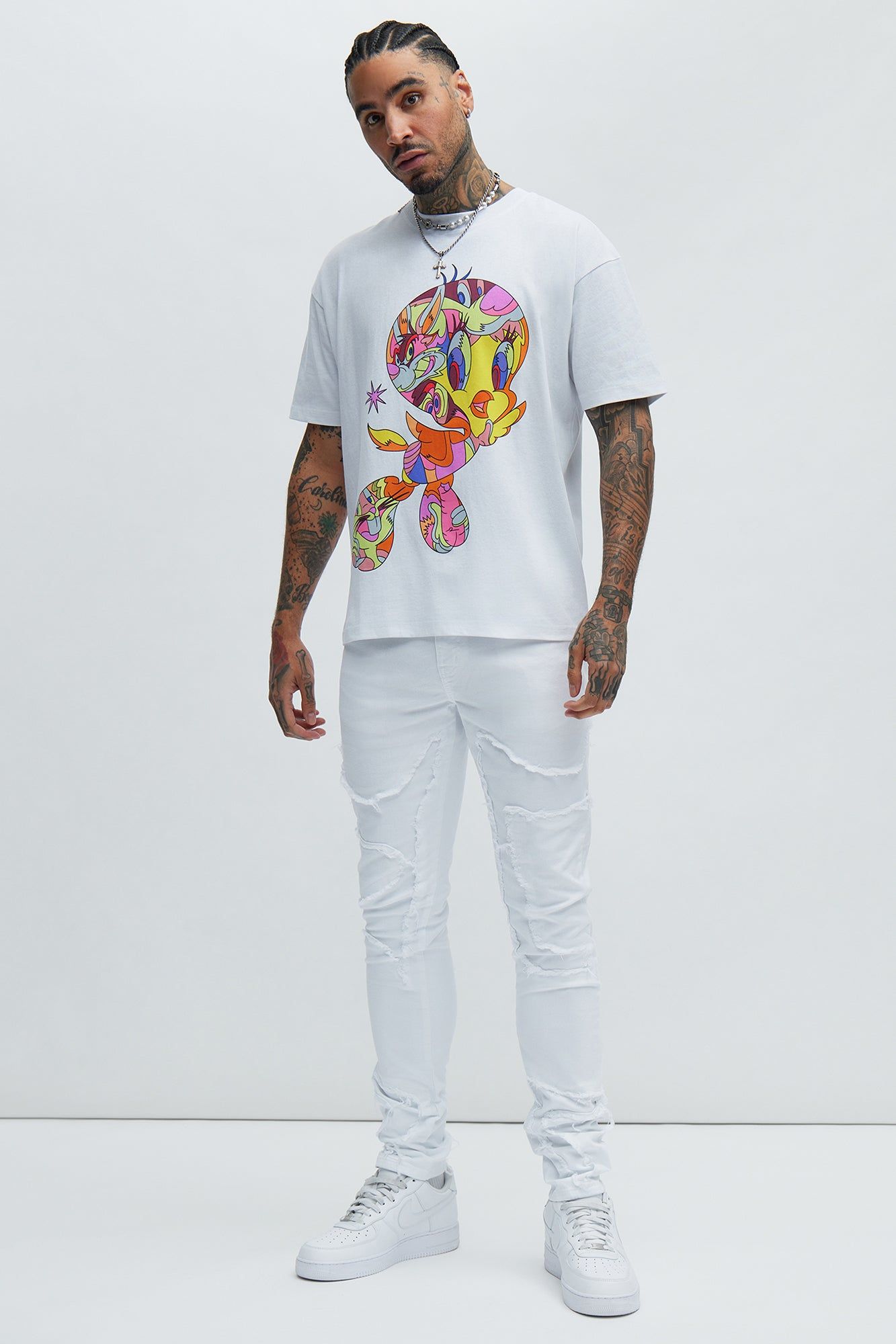 Looney Tunes Trip Short Sleeve Tee - White sold by Fashion Nova product image thumbnail 2