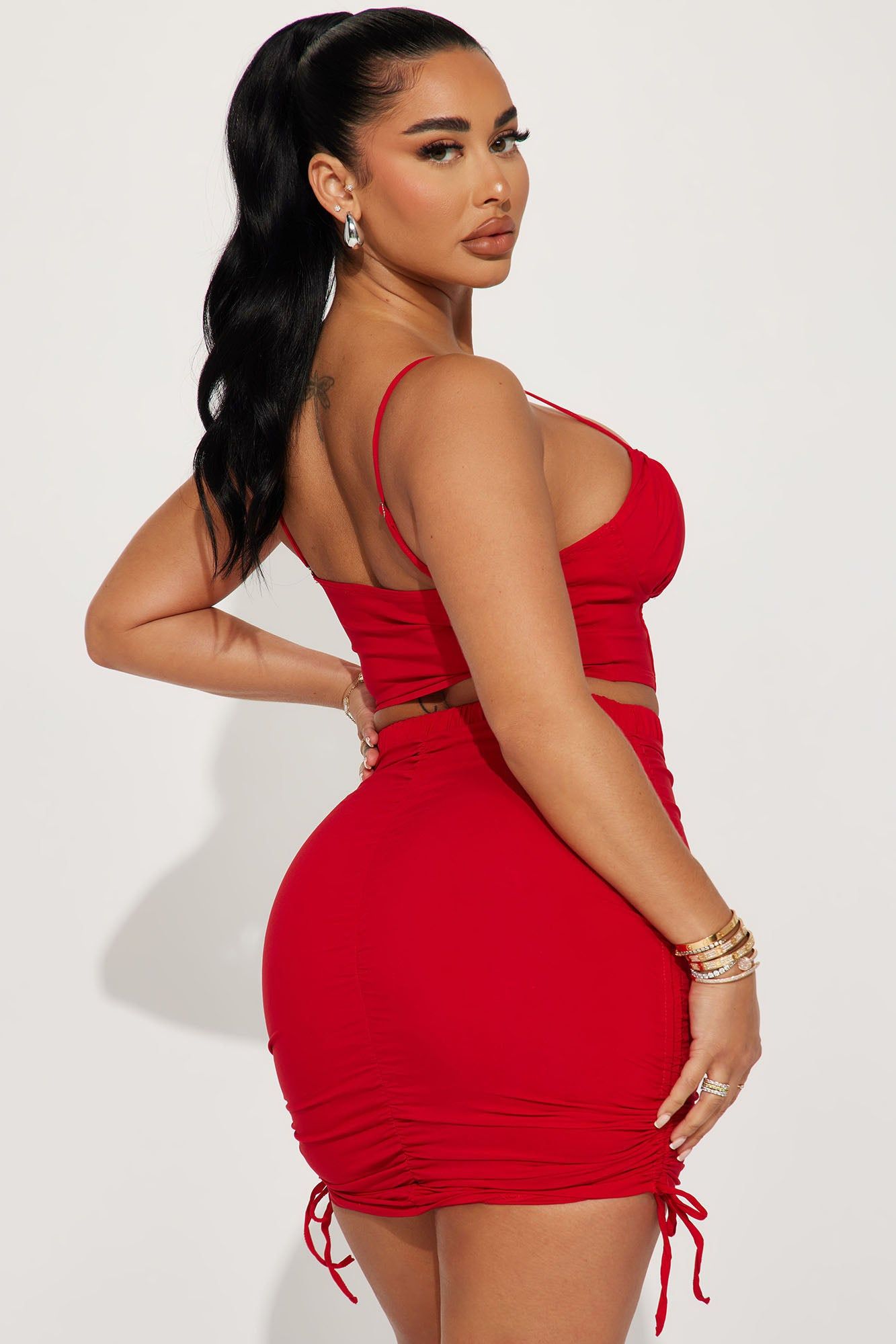 Mimosa Ready Skirt Set - Red sold by Fashion Nova product image thumbnail 3