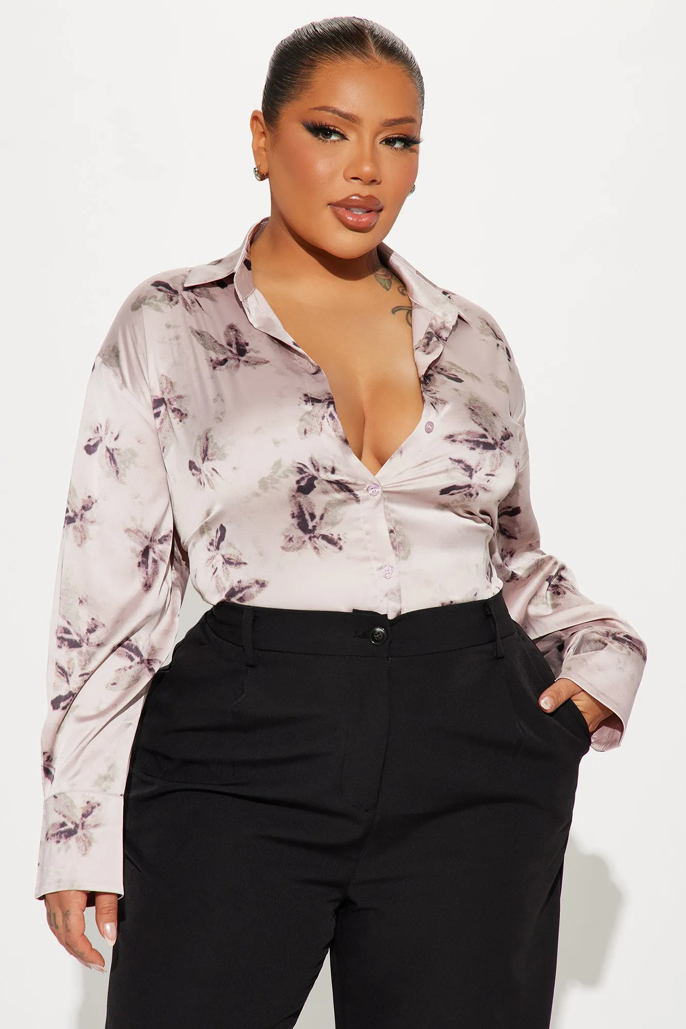 As I Am Shirt - Lavander/combo sold by Fashion Nova product image thumbnail 4
