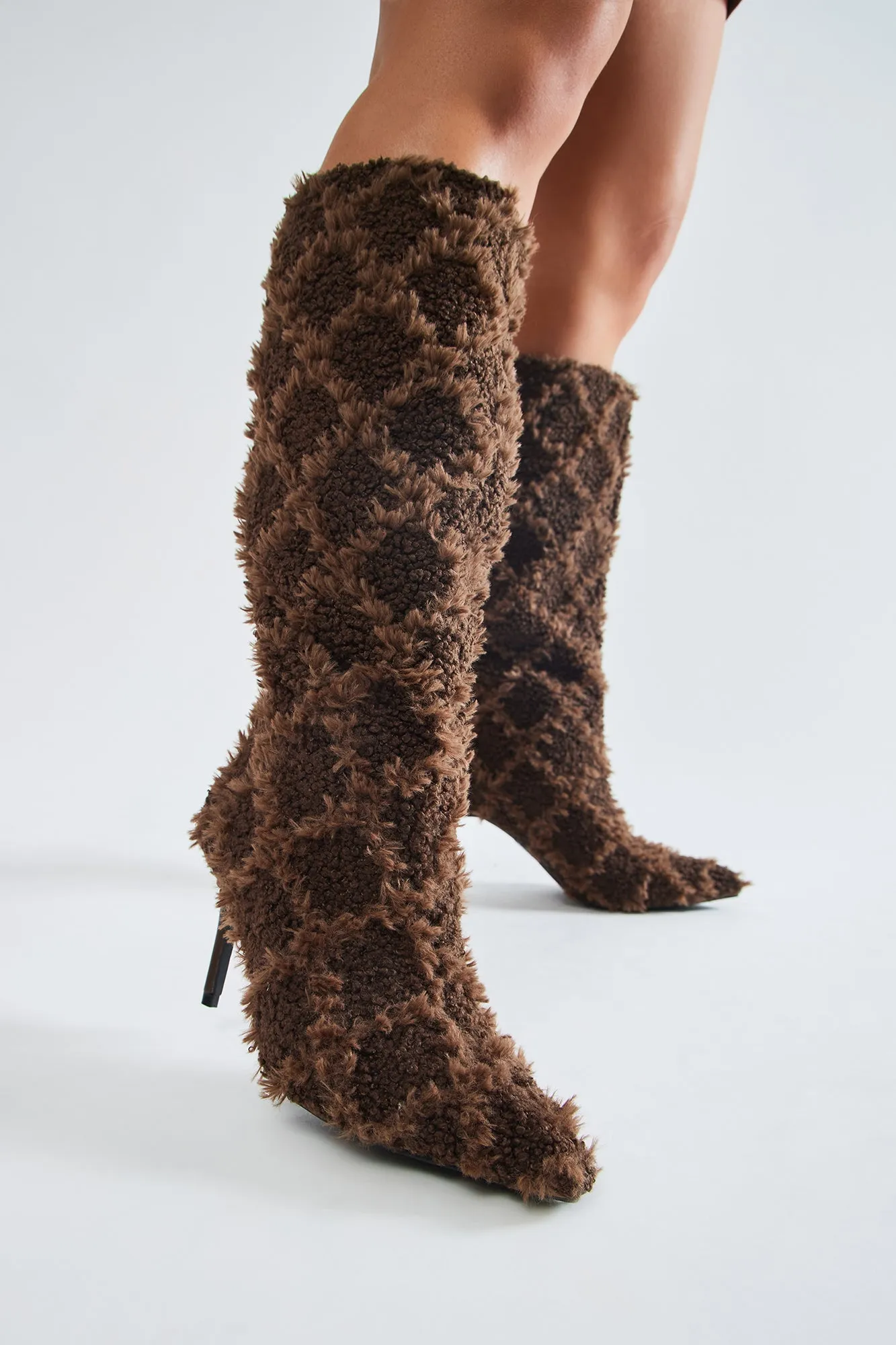 Cheyenne Knee High Boots - Brown sold by Fashion Nova product image thumbnail 2