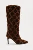Cheyenne Knee High Boots - Brown sold by Fashion Nova
