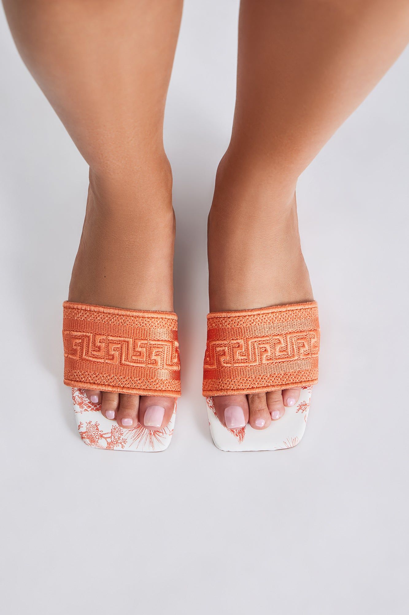 Just One Look Flat Sandals - Orange sold by Fashion Nova product image thumbnail 2