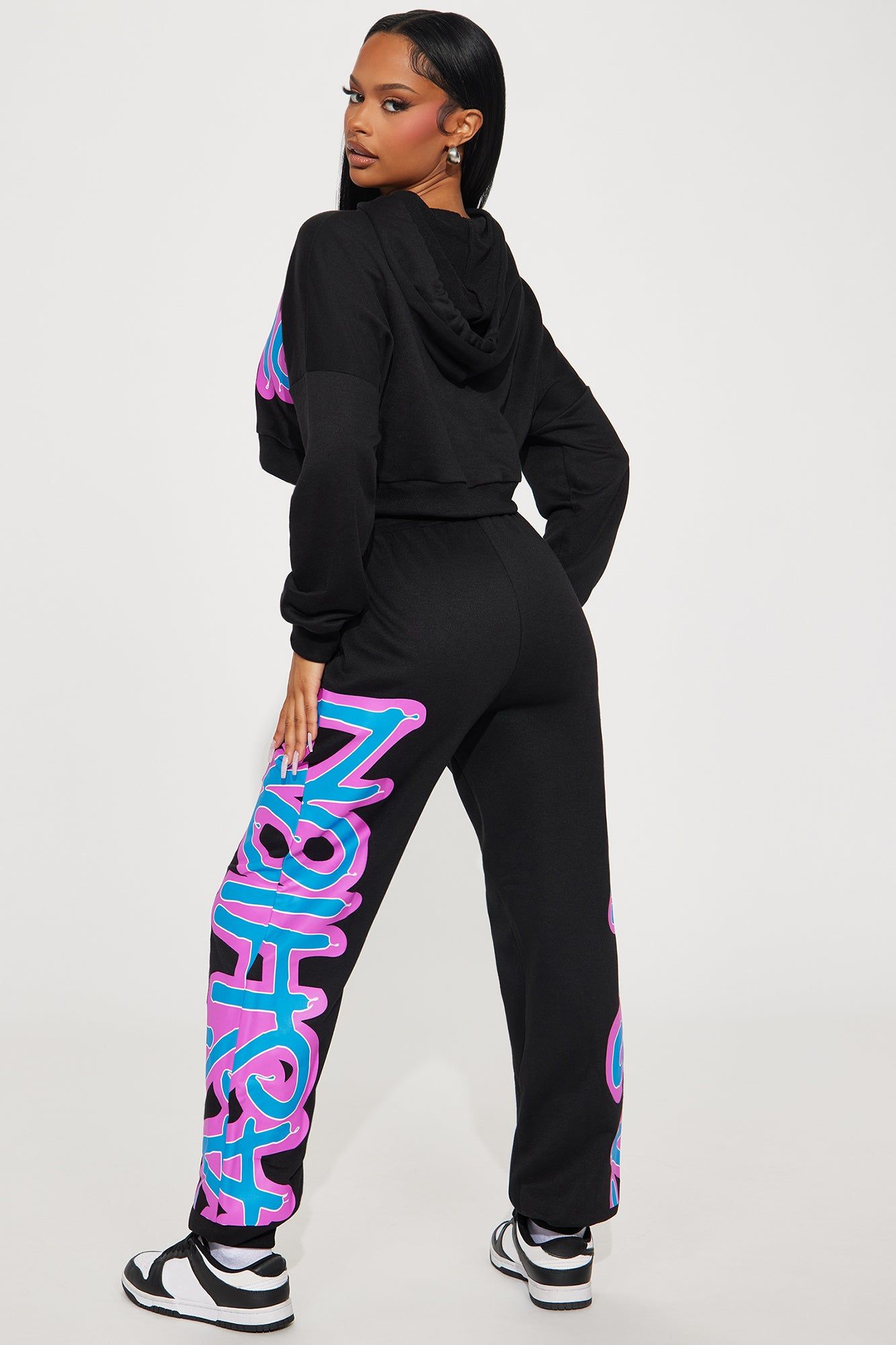 Fashion Statement Jogger Set - Black sold by Fashion Nova product image thumbnail 3
