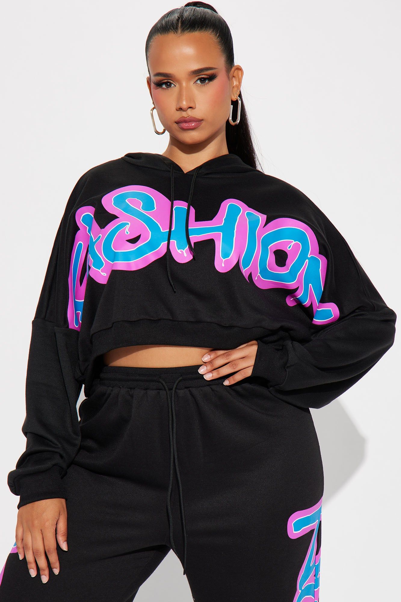Fashion Statement Jogger Set - Black sold by Fashion Nova product image thumbnail 5