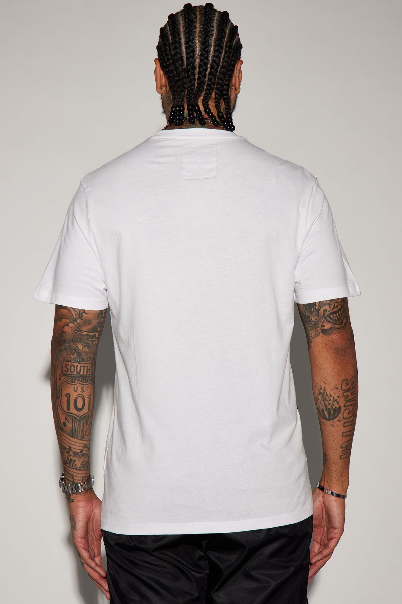 Scarface Poster Short Sleeve Tee - Black/White sold by Fashion Nova product image thumbnail 4