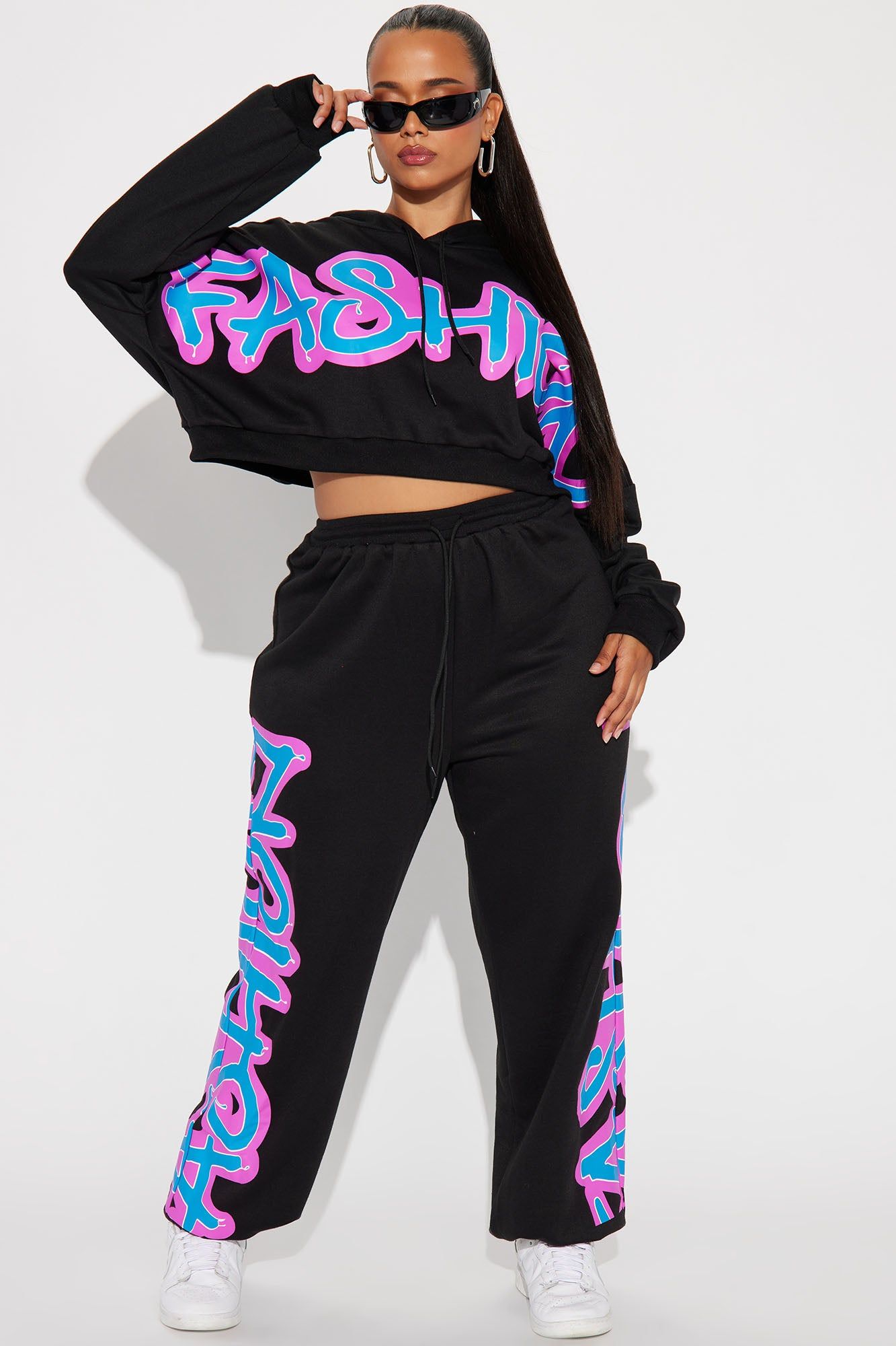 Fashion Statement Jogger Set - Black sold by Fashion Nova product image thumbnail 4