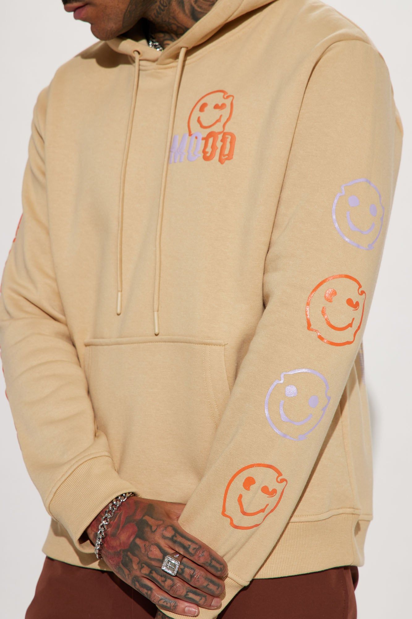 Bad Vibes Swag Hoodie - Tan sold by Fashion Nova product image thumbnail 4