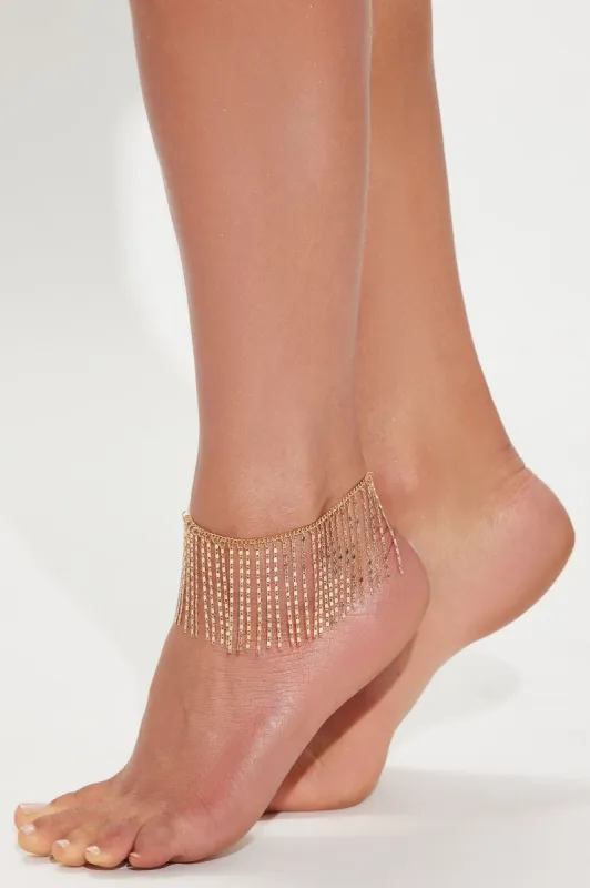 Hitting The Dance Floor Anklet - Gold sold by Fashion Nova