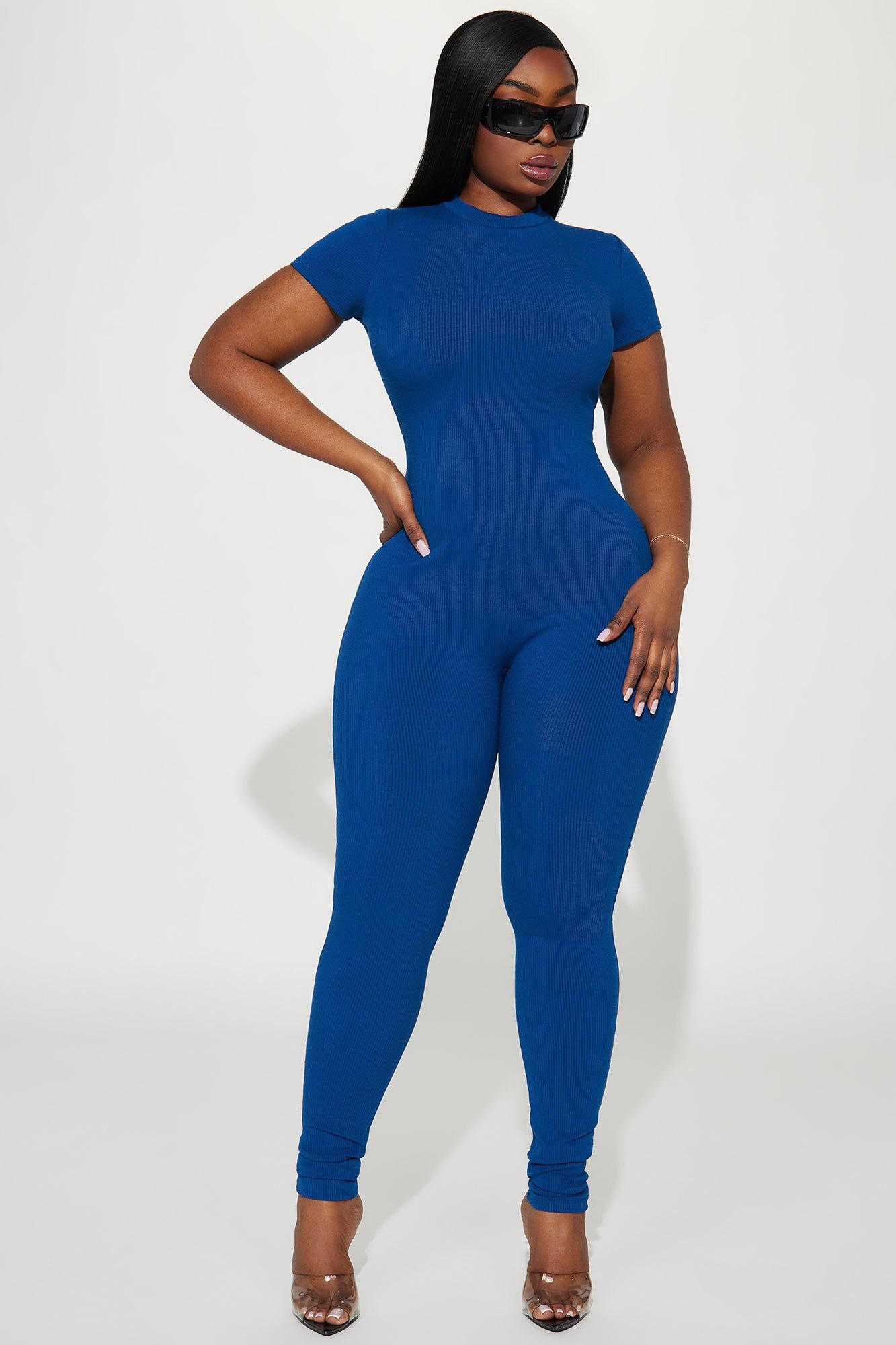 Malia Snatched Jumpsuit - Navy sold by Fashion Nova product image thumbnail 4