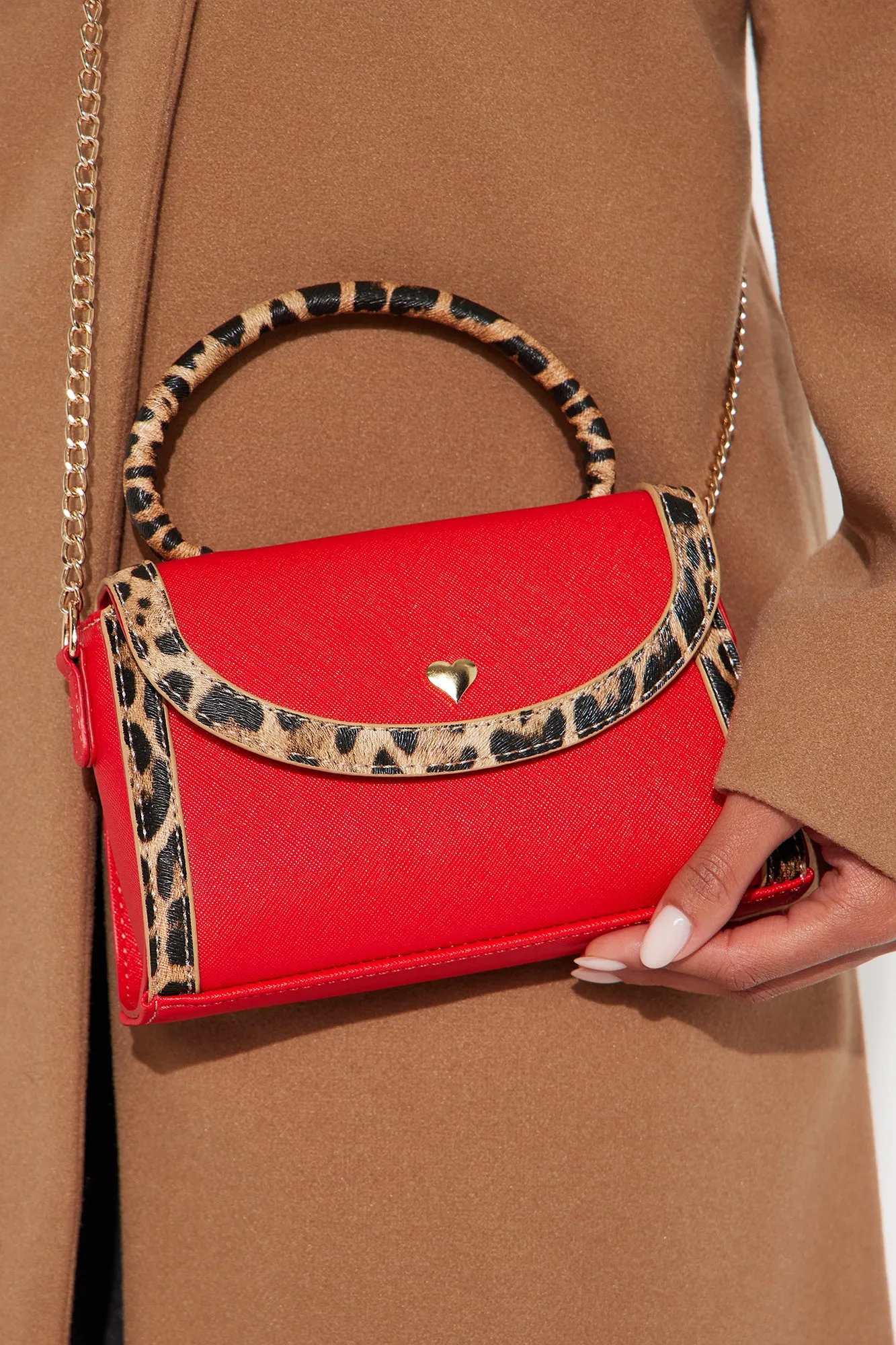 Secrets Of The Jungle Crossbody Bag - Red/combo sold by Fashion Nova product image thumbnail 2