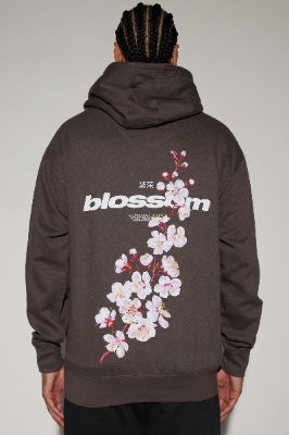 Blossom Season Hoodie - Grey sold by Fashion Nova