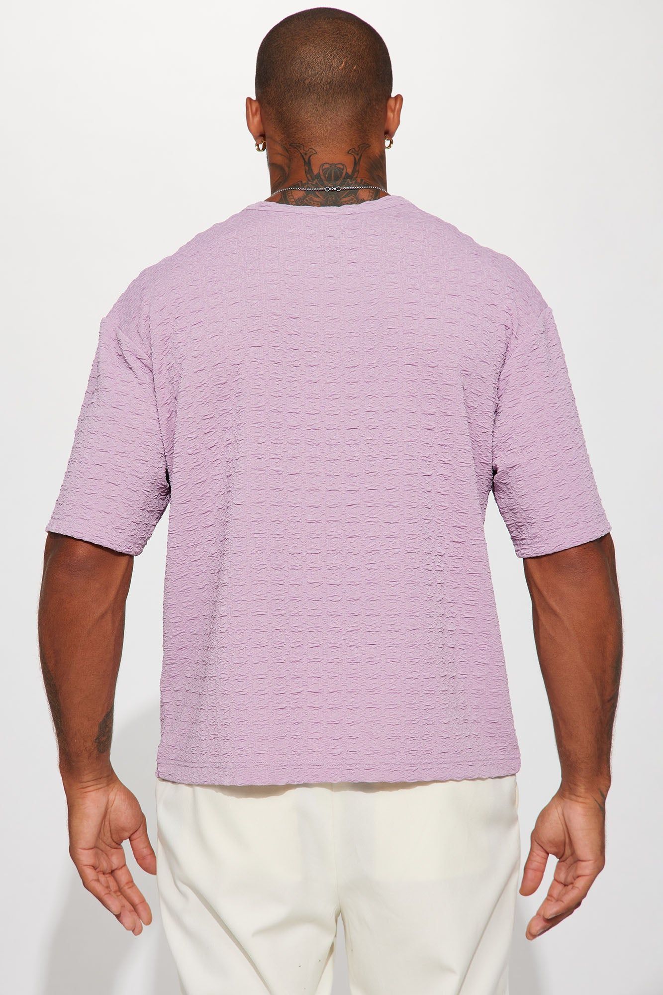 Hurt Her Feelings Short Sleeve Crew Tee - Lavender sold by Fashion Nova product image thumbnail 4