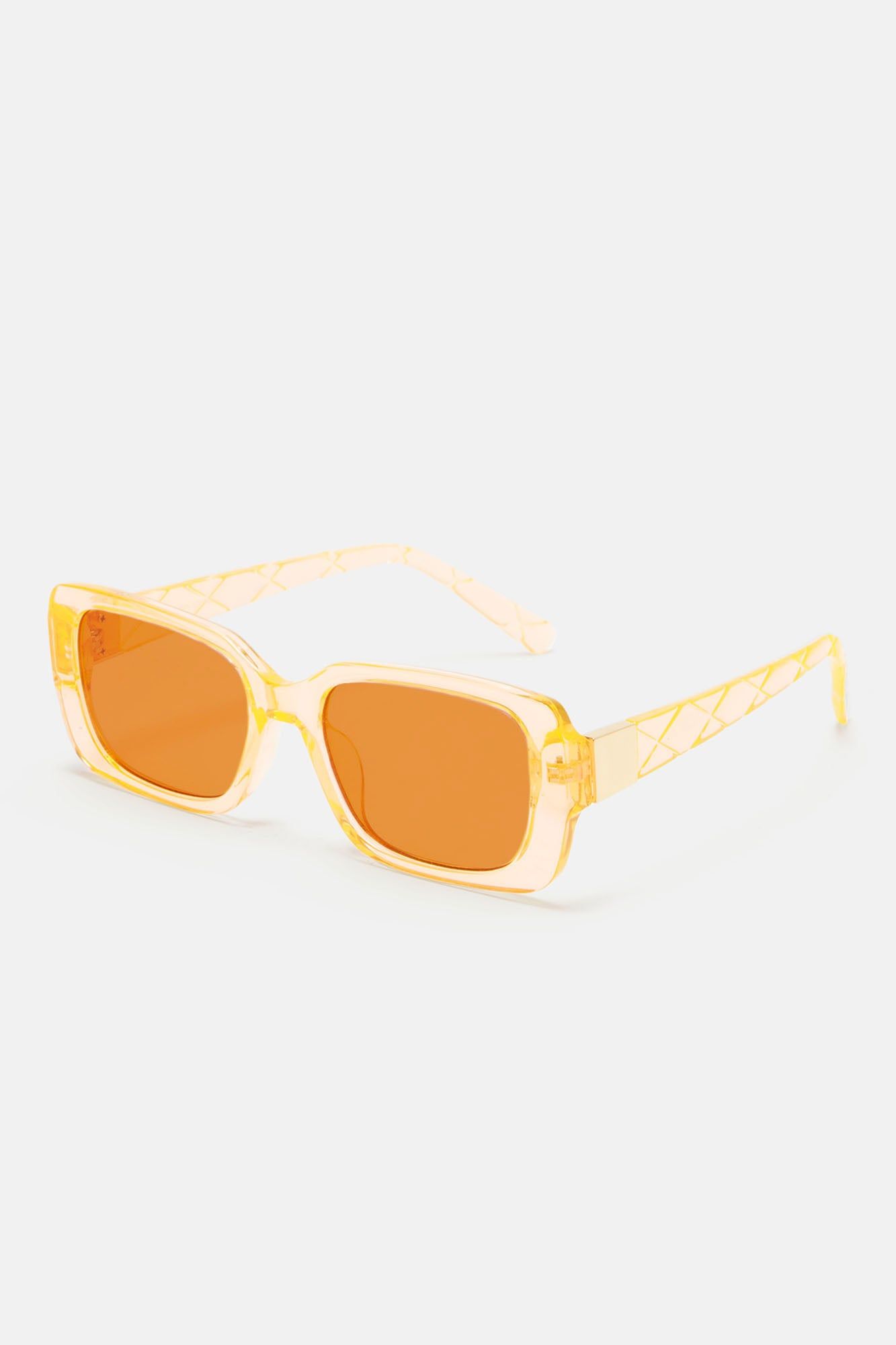 Mini Glad You Showed Up Sunglasses - Orange sold by Fashion Nova product image thumbnail 3