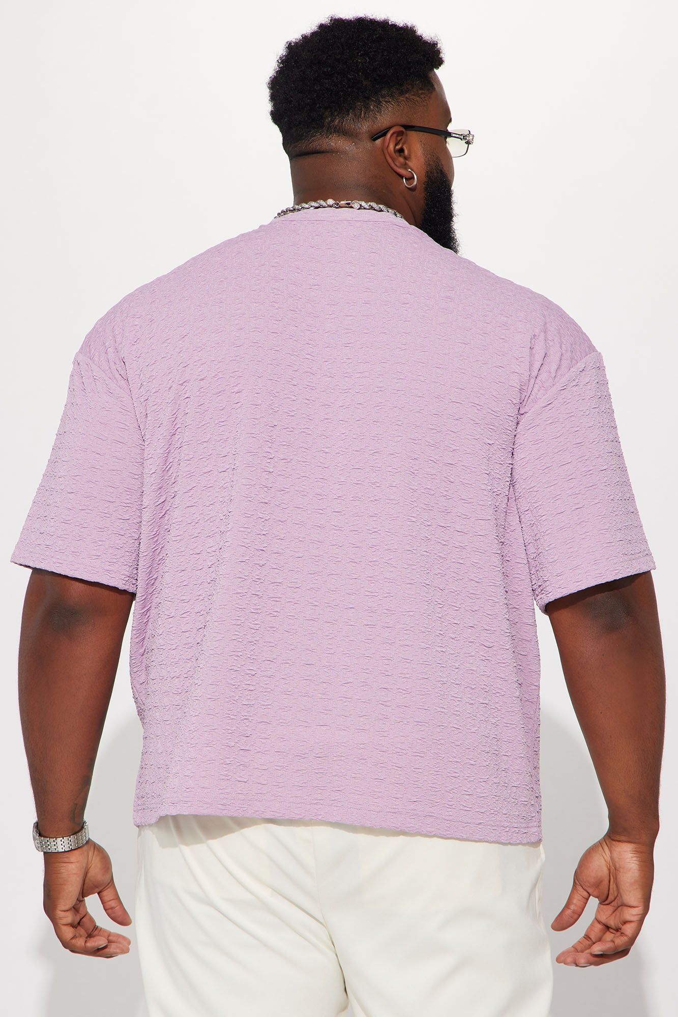 Hurt Her Feelings Short Sleeve Crew Tee - Lavender sold by Fashion Nova product image thumbnail 6